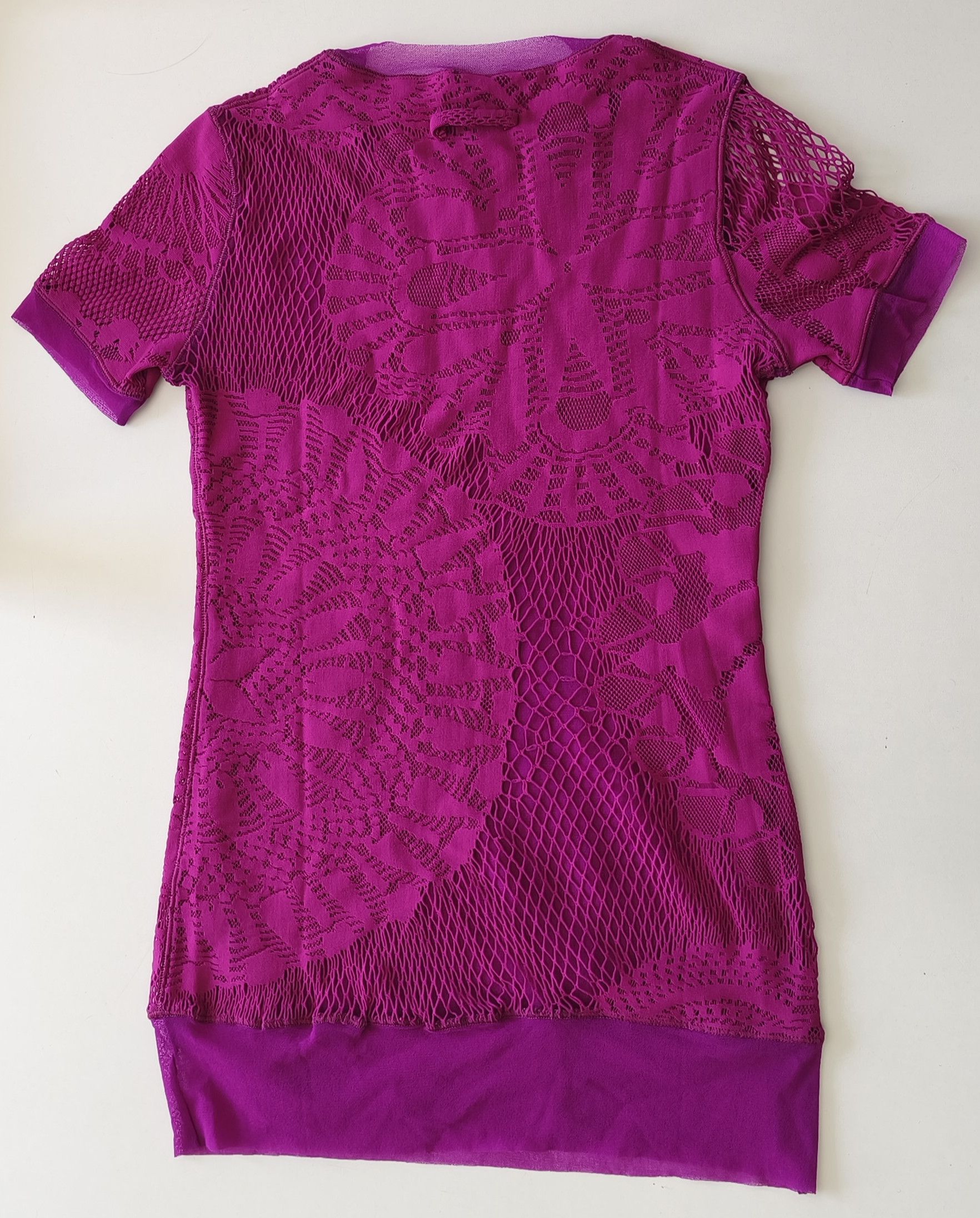 Jean Paul Gaultier SS 2008 - Lace and mesh - top and skirt Size M / US 6-8 / IT 42-44 - 21 Thumbnail