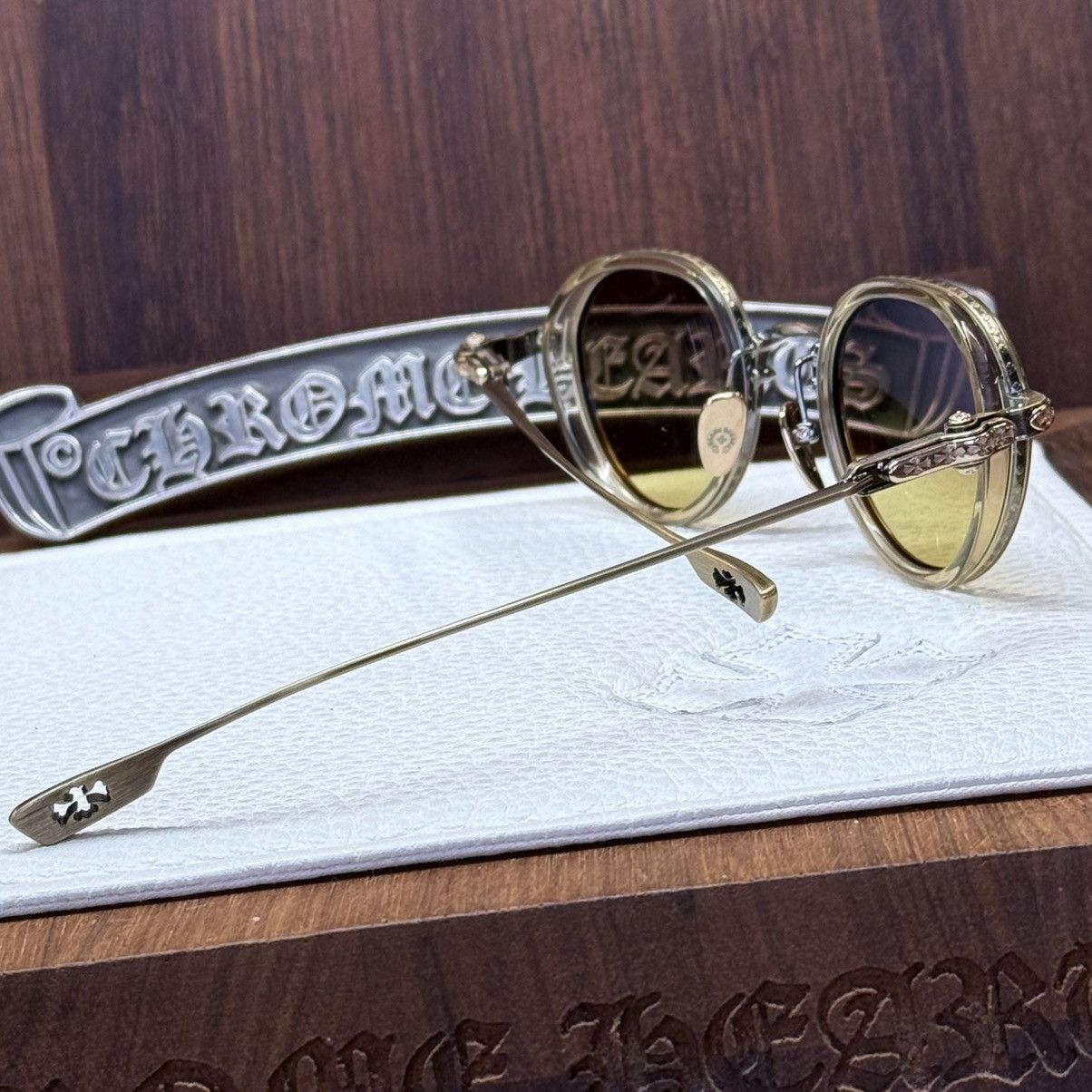 Chrome Hearts Chrome Hearts SEX-T9 Sunglasses Size ONE SIZE - 8 Thumbnail