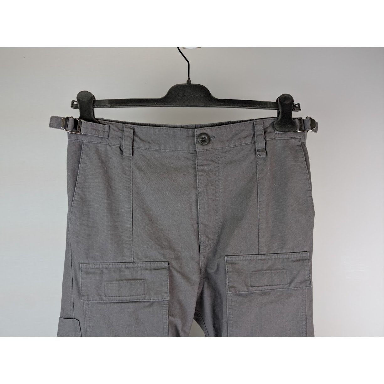 Balenciaga o1rshd1 Cotton Ripstop Pants in Gray Size US 30 / EU 46 - 3 Thumbnail