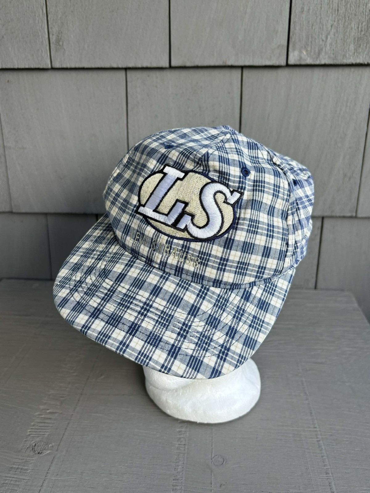 Levi's 1990s Levi's Cap 90s Vintage Plaid Baseball Hat Snapback Size ONE SIZE - 15 Thumbnail