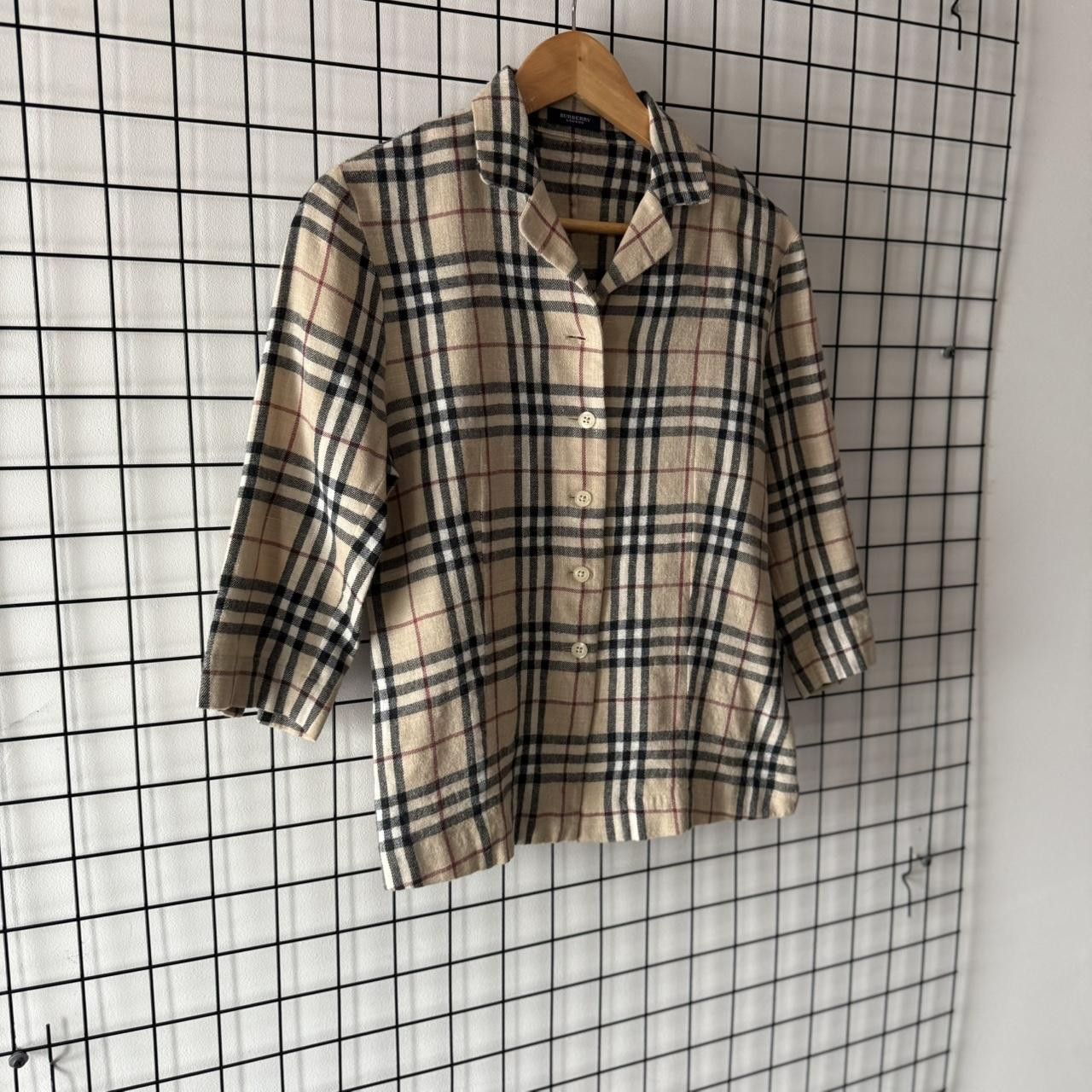 Burberry Burberry Nova Check Womans Flannel Shirt Button Up Size M / US 6-8 / IT 42-44 - 3 Thumbnail