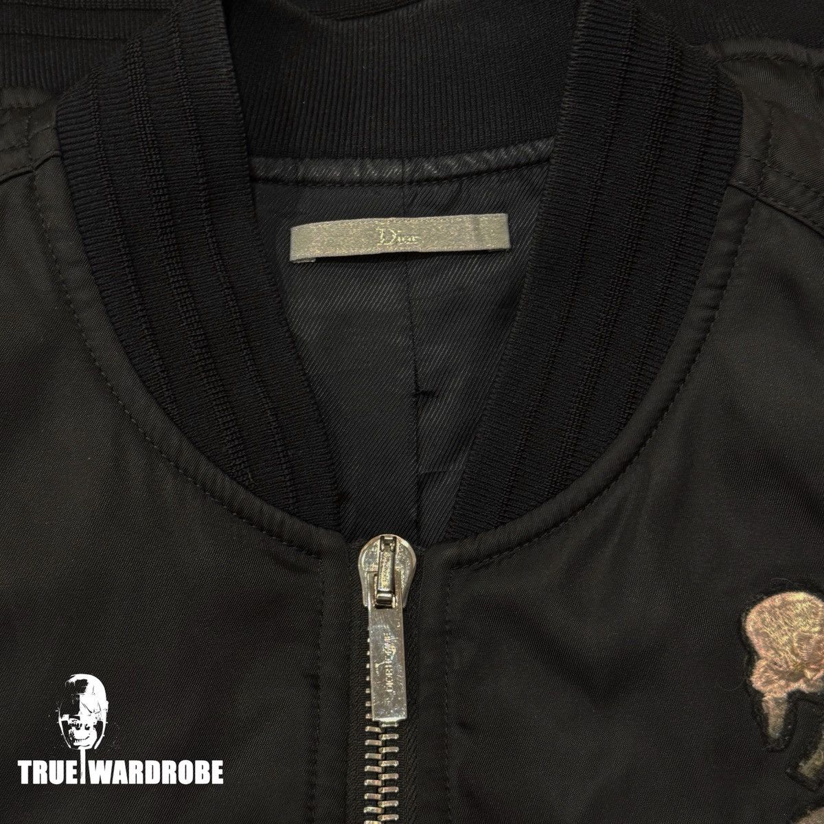 Dior 2018 Dior Homme X Francois Bard Black Embroidered Bomber Size US M / EU 48-50 / 2 - 4 Thumbnail