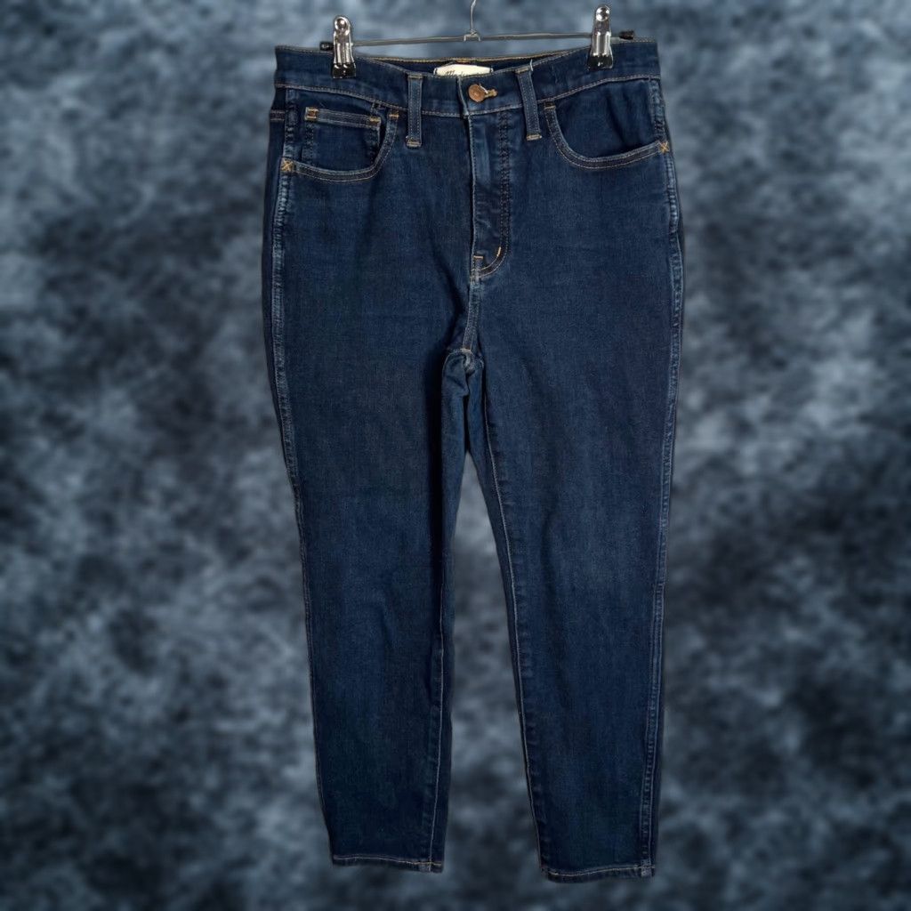Madewell Madewell Roadtripper Jeans Denim Womens Size 28P High-Rise Dark Wash 5-Pocket Jegging Blue Denim Jeans Womens Size 28" / US 6 / IT 42 - 1 Thumbnail