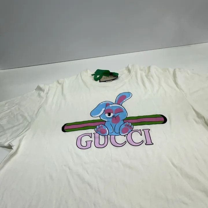 Gucci Gucci Bunny Print Short Sleeve T-Shirt-2507 Size M / US 6-8 / IT 42-44 - 2 Thumbnail