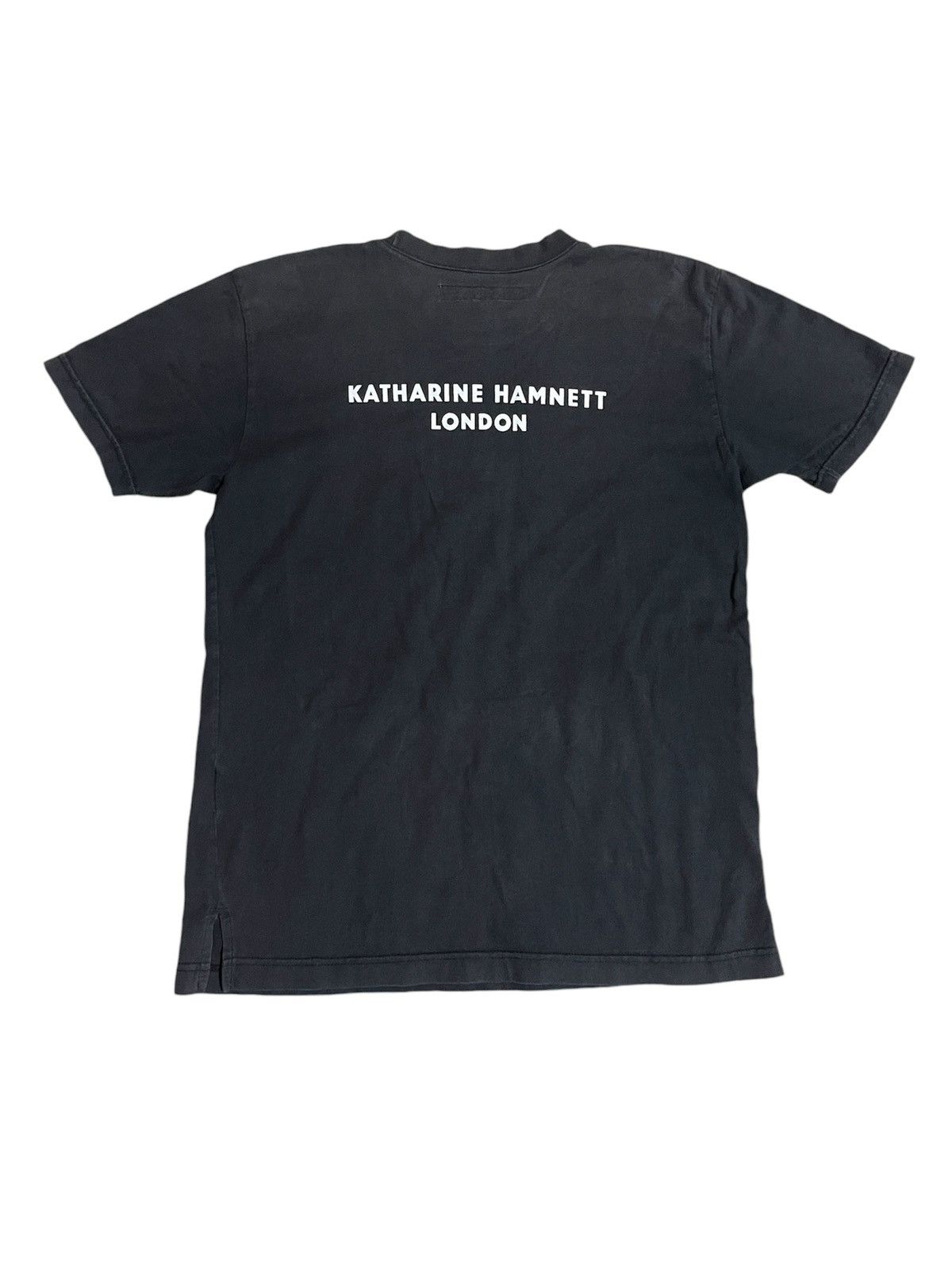 Katharine Hamnett London × Vintage Vintage Katharine Hamnett T Shirt Faded Size US M / EU 48-50 / 2 - 16 Thumbnail