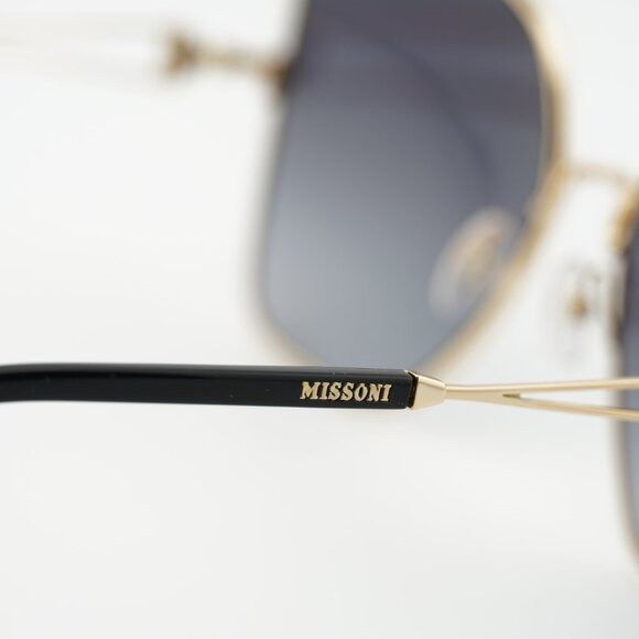 Missoni Missoni MIS 0052/S 0J5G 9O Sunglasses Gold Square Frame Size ONE SIZE - 9 Thumbnail