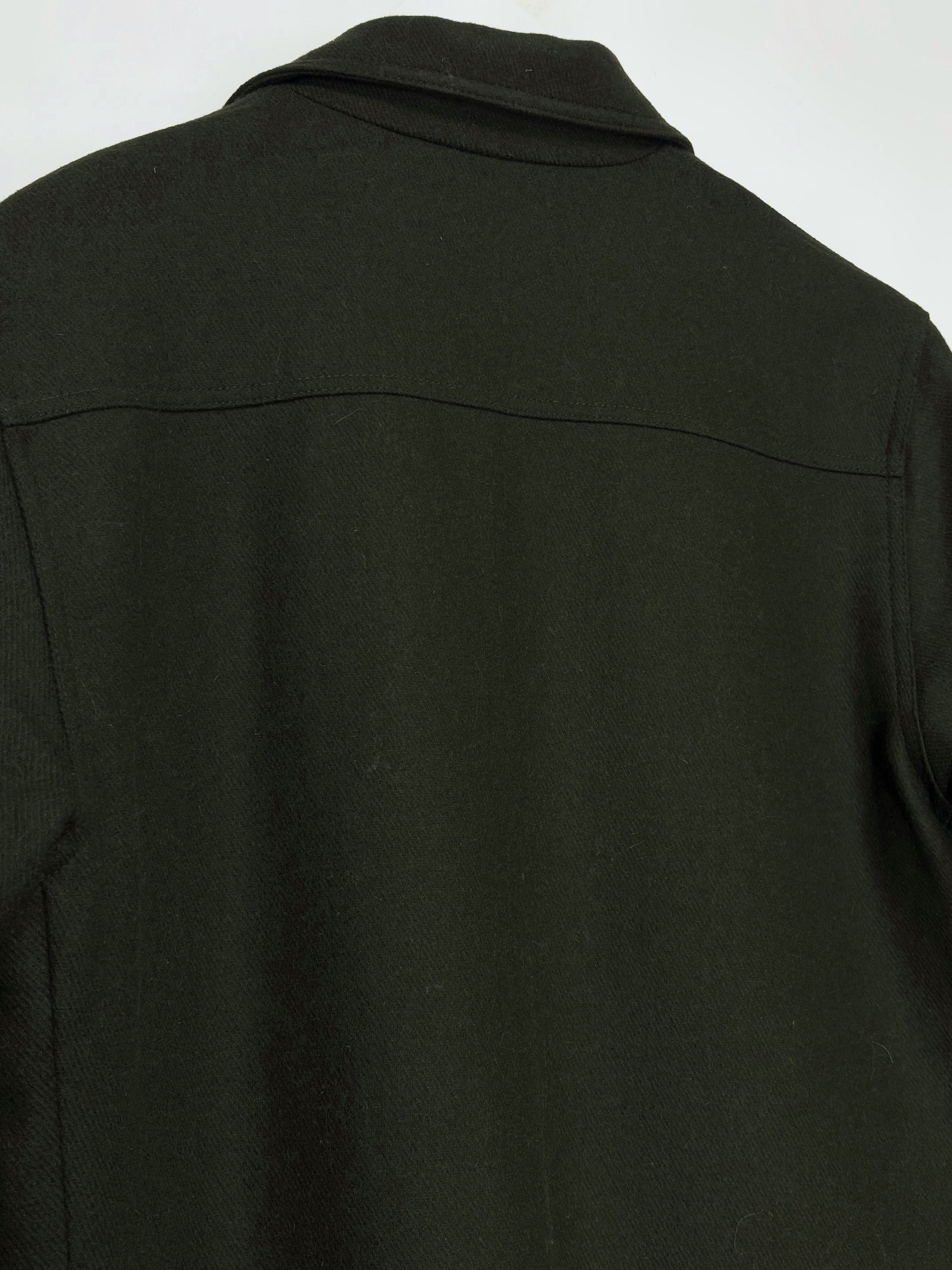 Zadig & Voltaire Zadig & Voltaire Paris Green Wool Button Up Worker Jacket Size US L / EU 52-54 / 3 - 17 Thumbnail