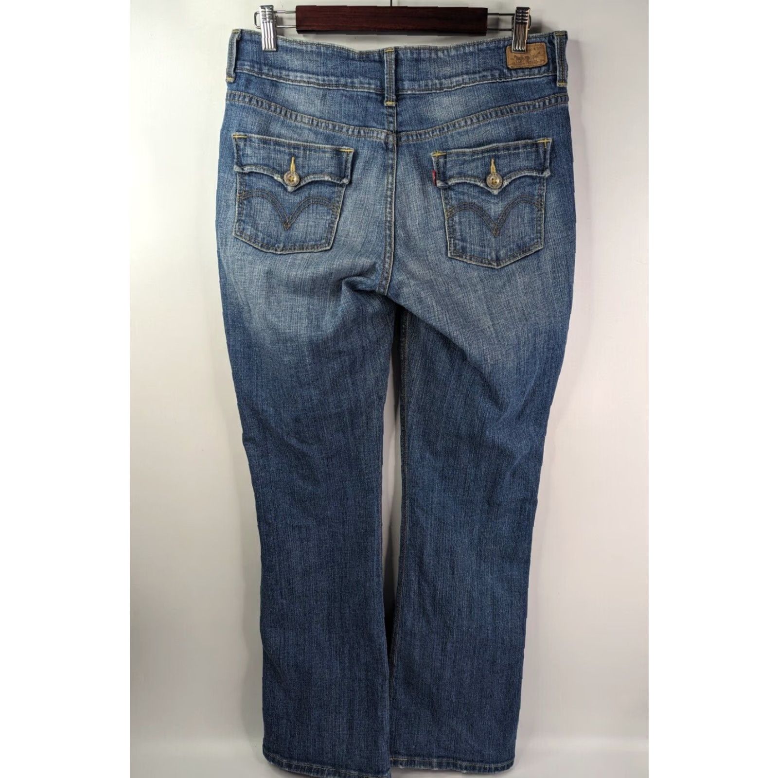 Levi's Levi's Womens Jeans 526 Slender Boot Size 8 Mid Rise Denim Pants Casual Size 30" / US 8 / IT 44 - 4 Thumbnail