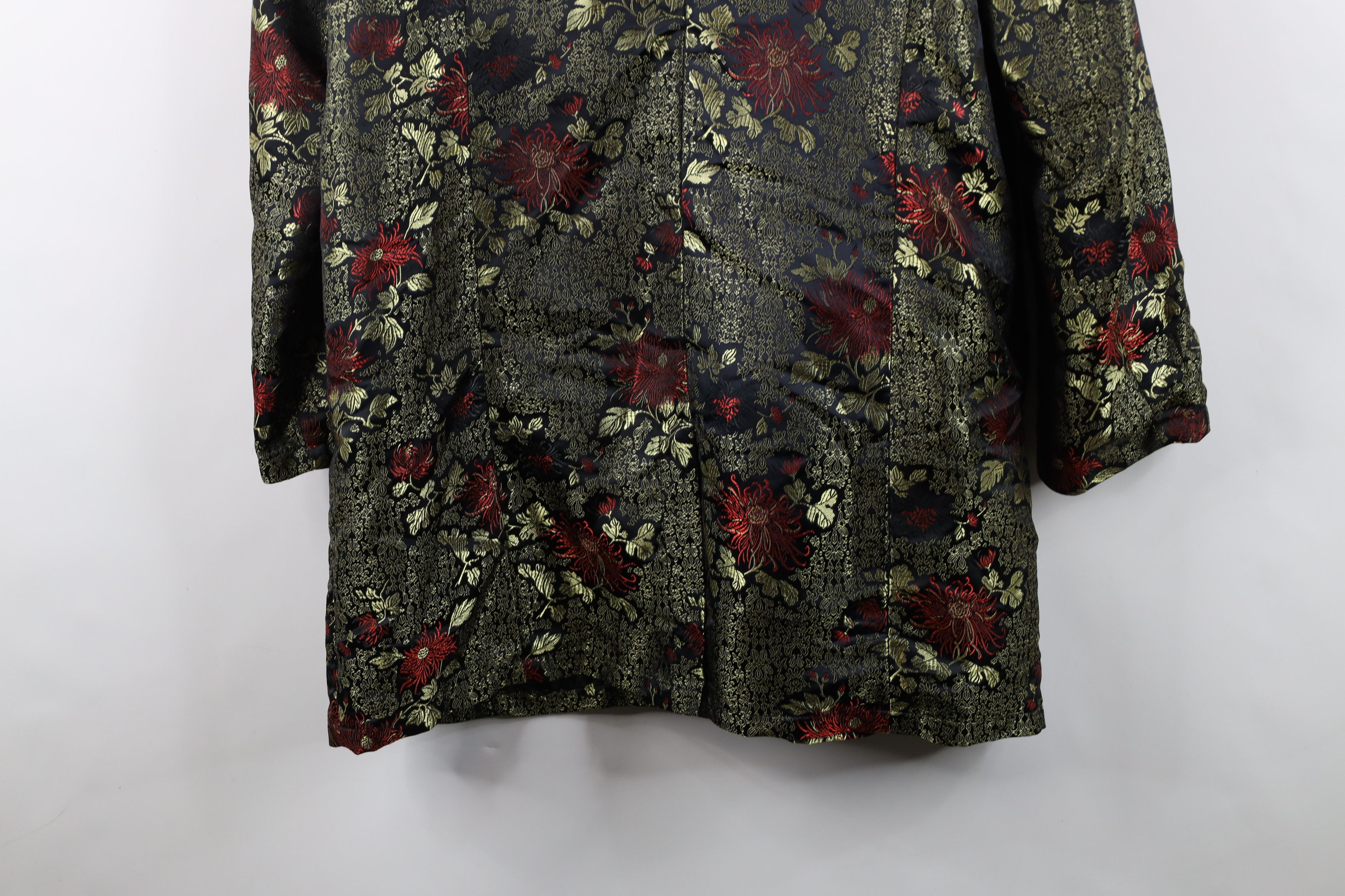 Vintage Vintage 90s Streetwear Flower Kimono Blazer Suit Jacket Size XL / US 12-14 / IT 48-50 - 14 Thumbnail