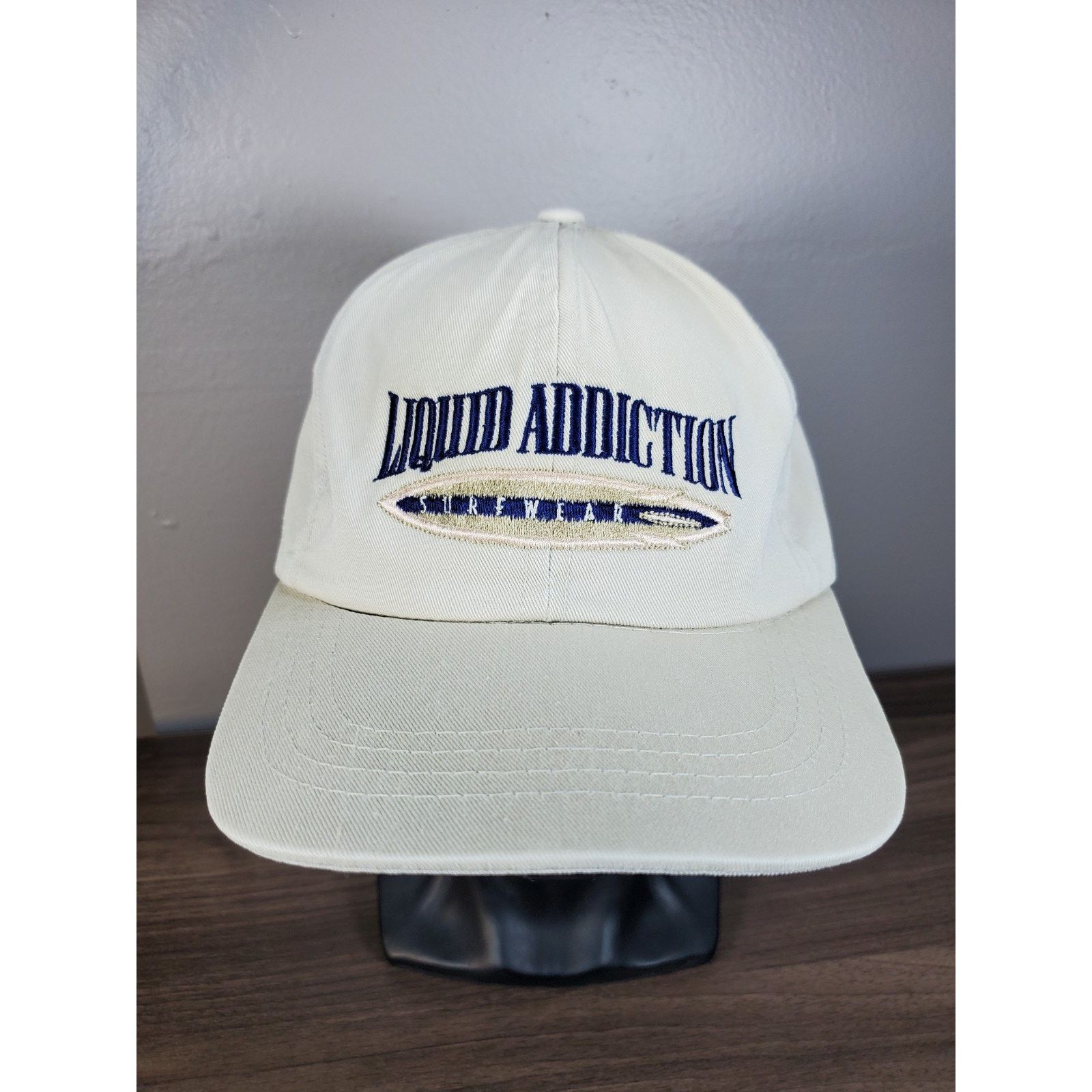 Vintage RARE Liquid Addiction Surf Wear Hat Cap Ft. Lauderdale FL Size ONE SIZE - 3 Thumbnail