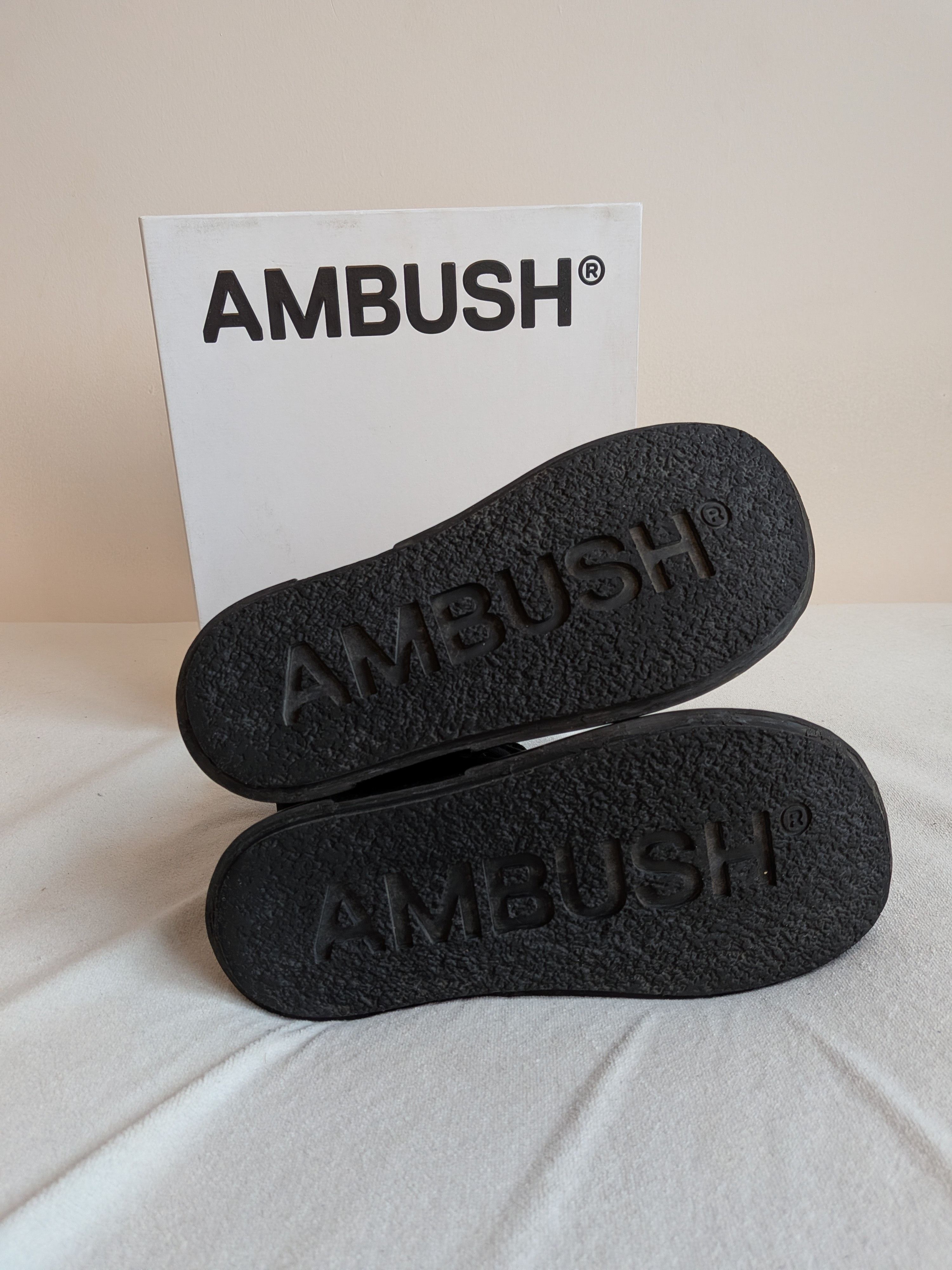 Ambush Design Black lace up boots Size US 6 / EU 39 - 6 Thumbnail