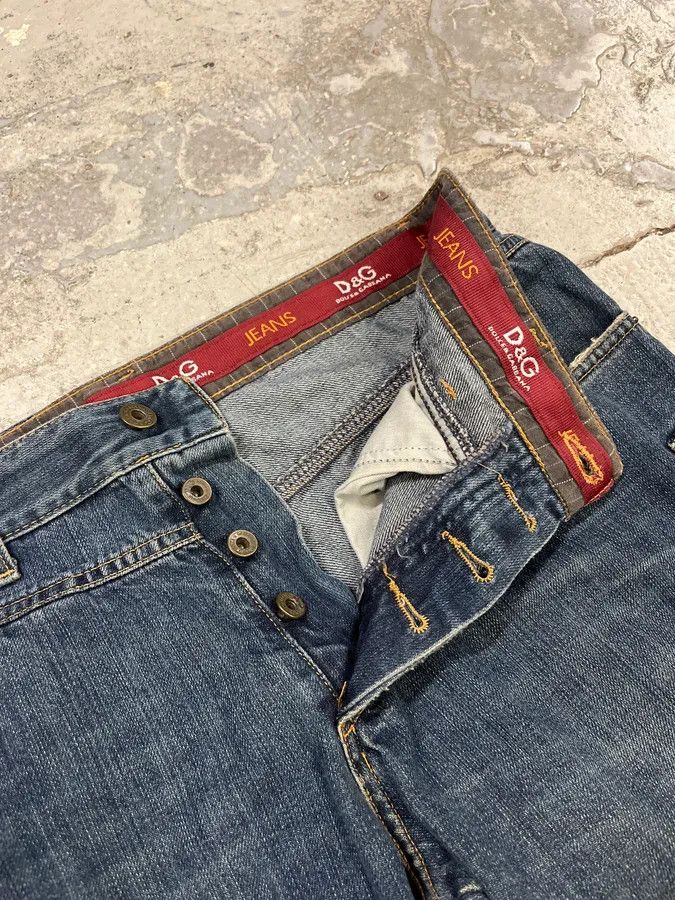 Dolce & Gabbana AW2003 Dolce & Gabbana Blue Denim Jeans Size US 32 / EU 48 - 11 Thumbnail