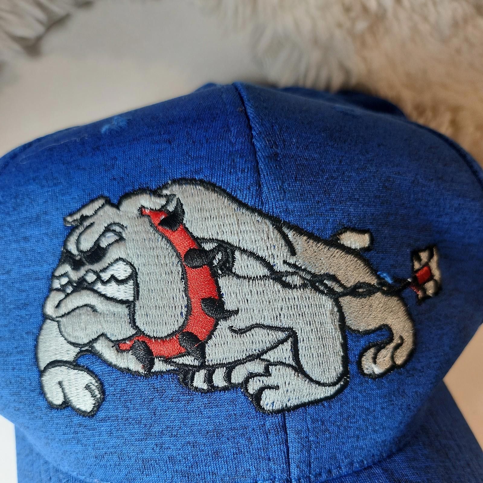 Other Fresno State Bulldogs Double Embroidery Cap BLUE Republic Size ONE SIZE - 6 Thumbnail