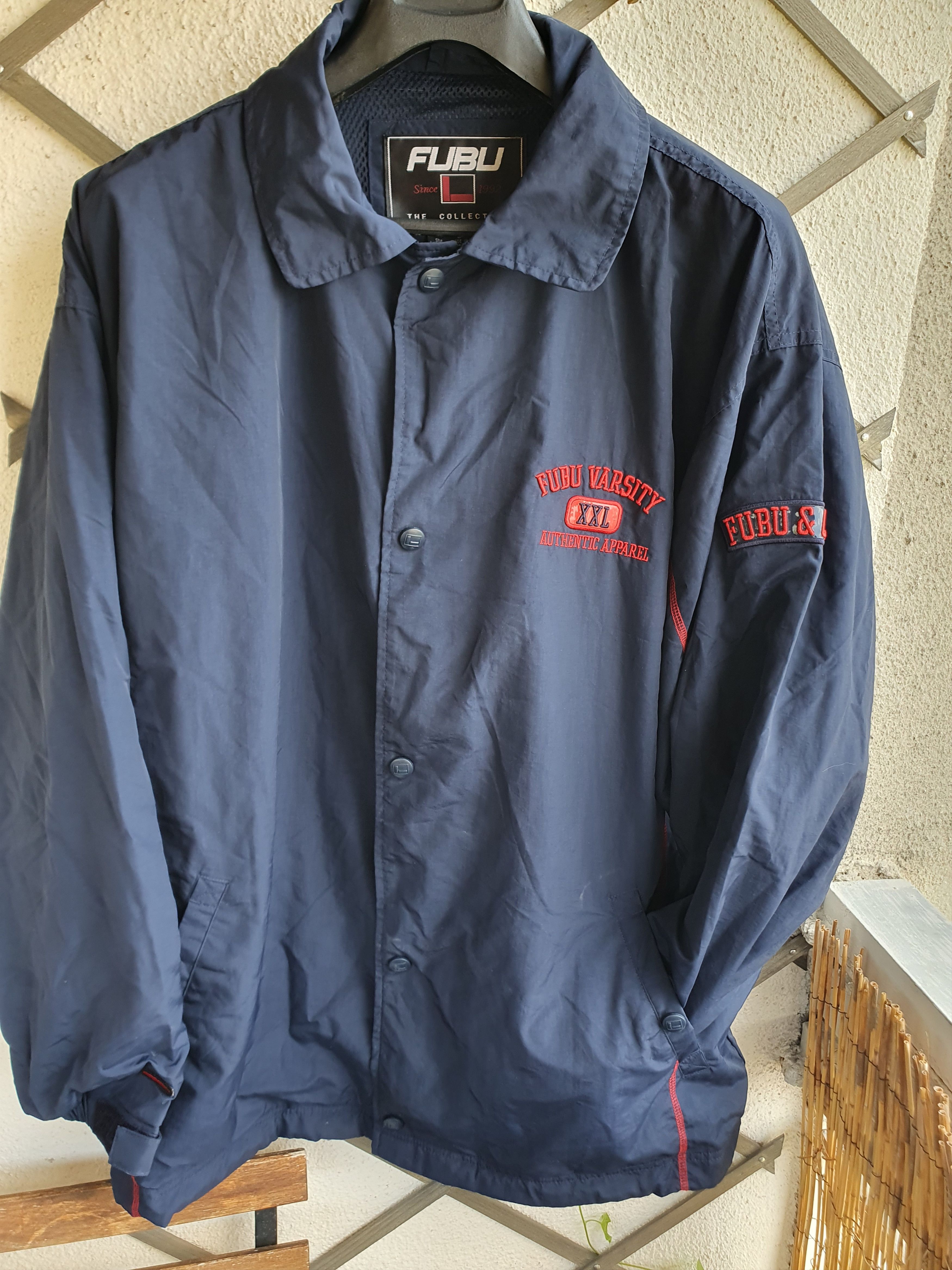 Fubu fubu the collection Varsity Vtg Jacket Windbreaker Size US XL / EU 56 / 4 - 5 Thumbnail