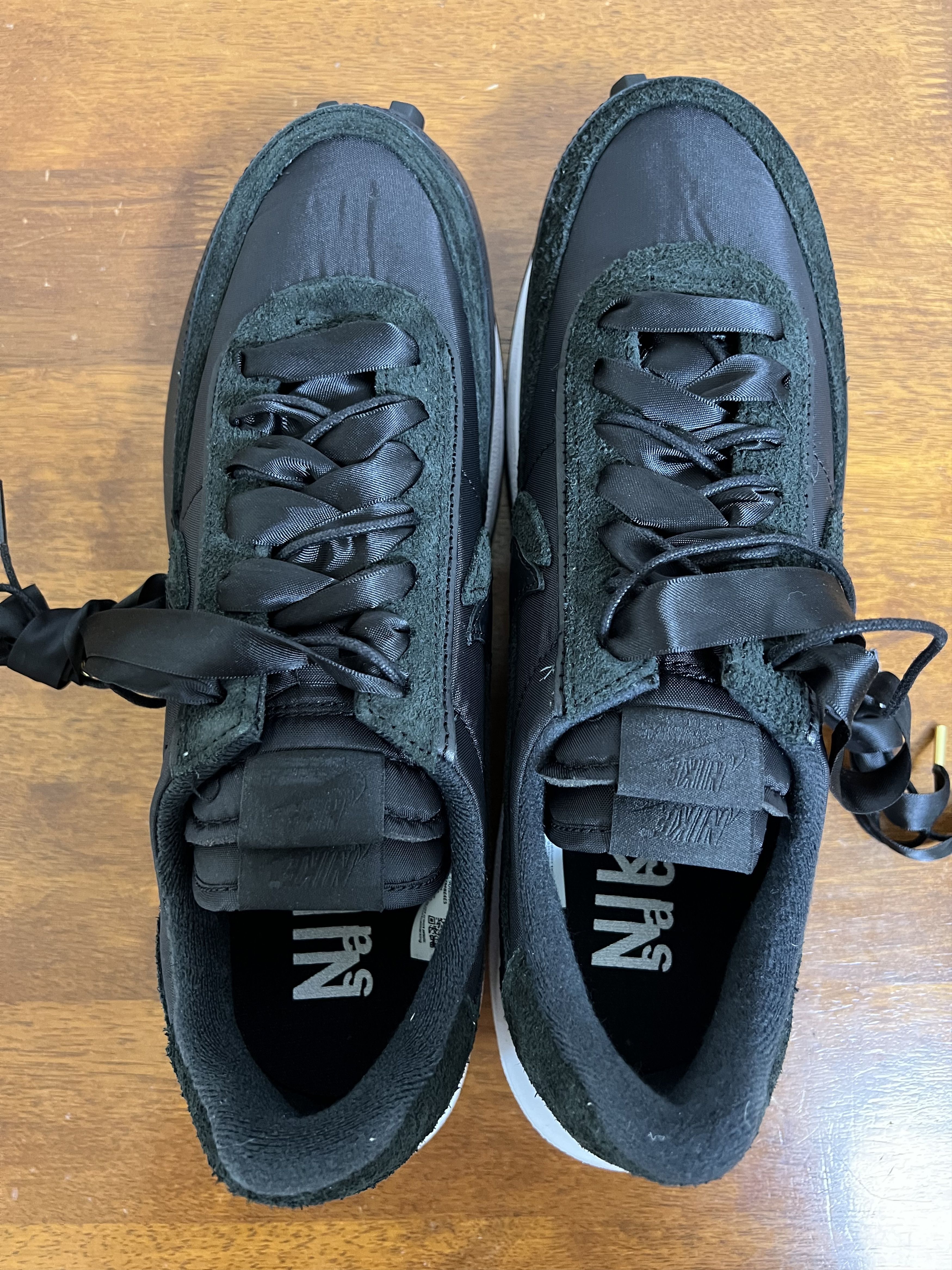 Nike × Sacai 💚 2020 Sacai x Nike LD Waffle Black/Black US 11 NEW Size US 11 / EU 44 - 7 Thumbnail
