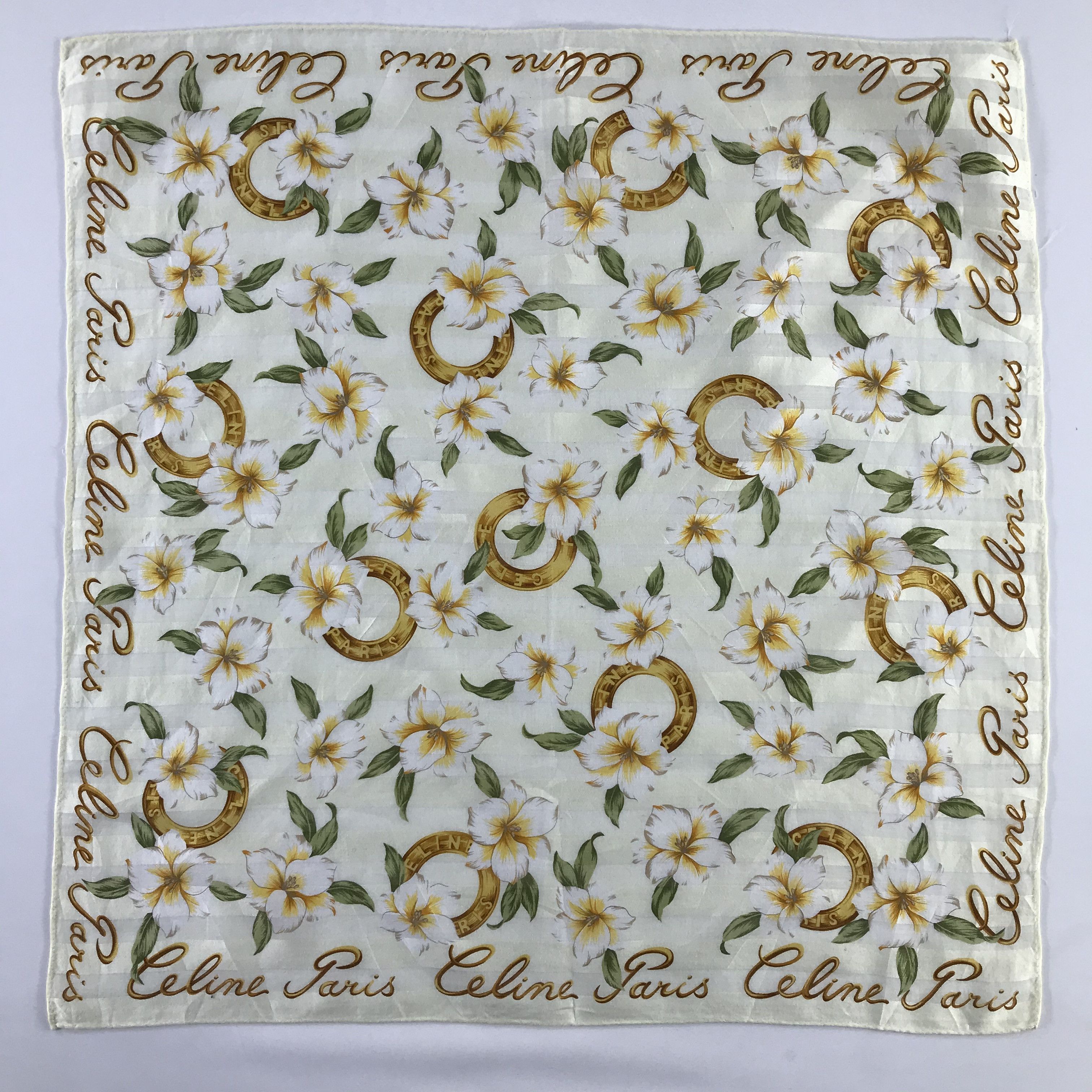 Celine × Vintage Celine Bandana / Handkerchief / Neckerchief - S969 Size ONE SIZE - 1 Thumbnail