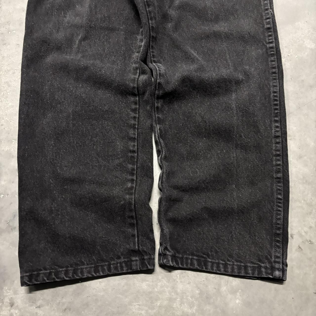 Japanese Brand × Vintage Crazy Vintage Y2K/2000s Grunge Black Essential Denim Jeans! Size US 35 - 6 Thumbnail