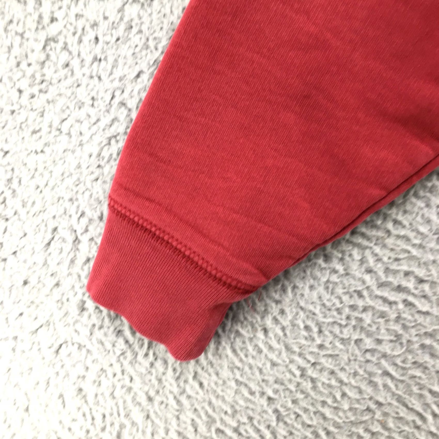 Old Navy Old Navy Pullover Sweatshirt Mens Small Red Fleece Lined Cotton Blend Crew Neck Size S / US 4 / IT 40 - 7 Thumbnail