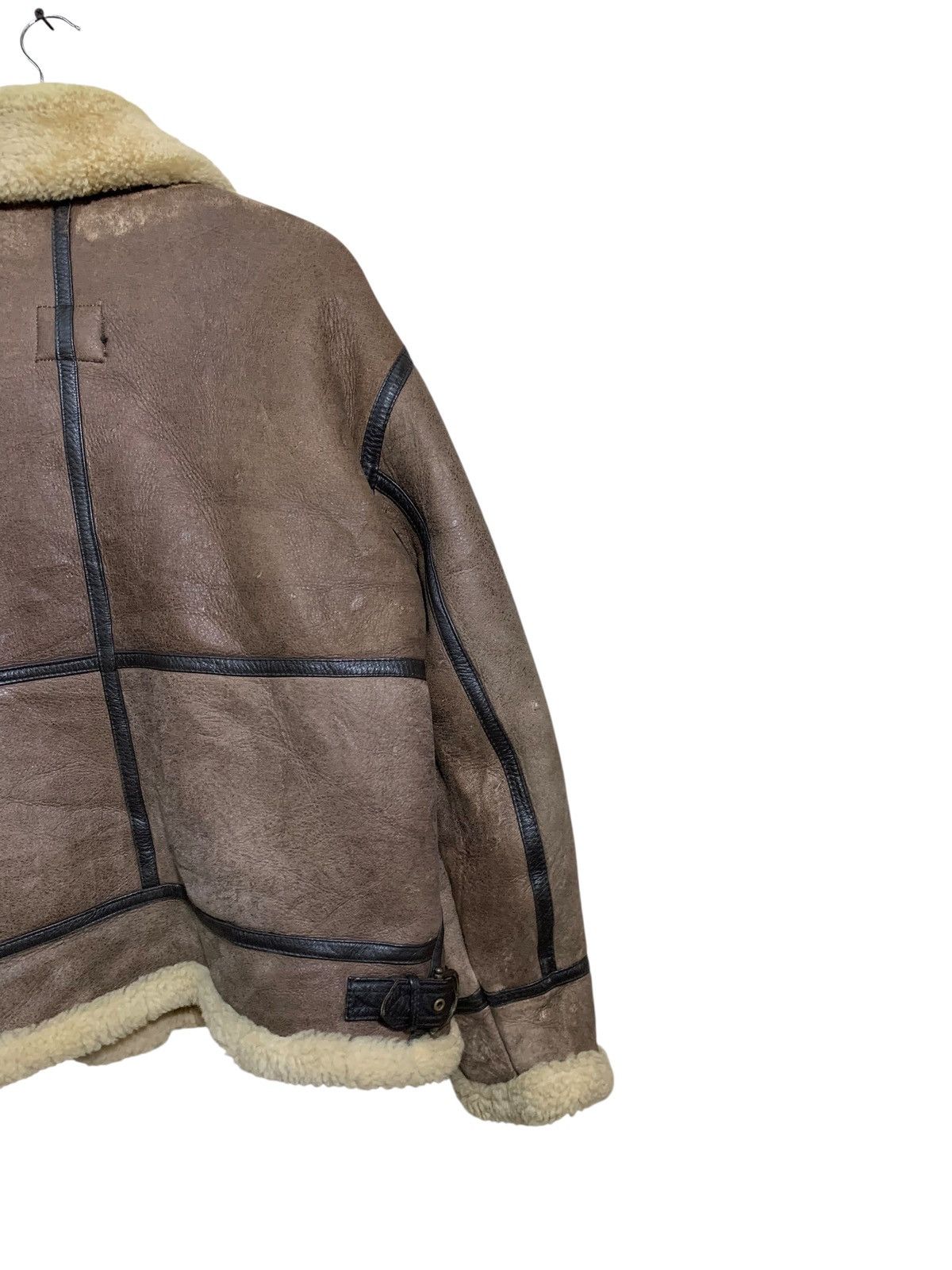 Cockpit USA 🔥VTG TYPE B-3 SHEEPSKIN LEATHER JACKET Size US L / EU 52-54 / 3 - 8 Thumbnail