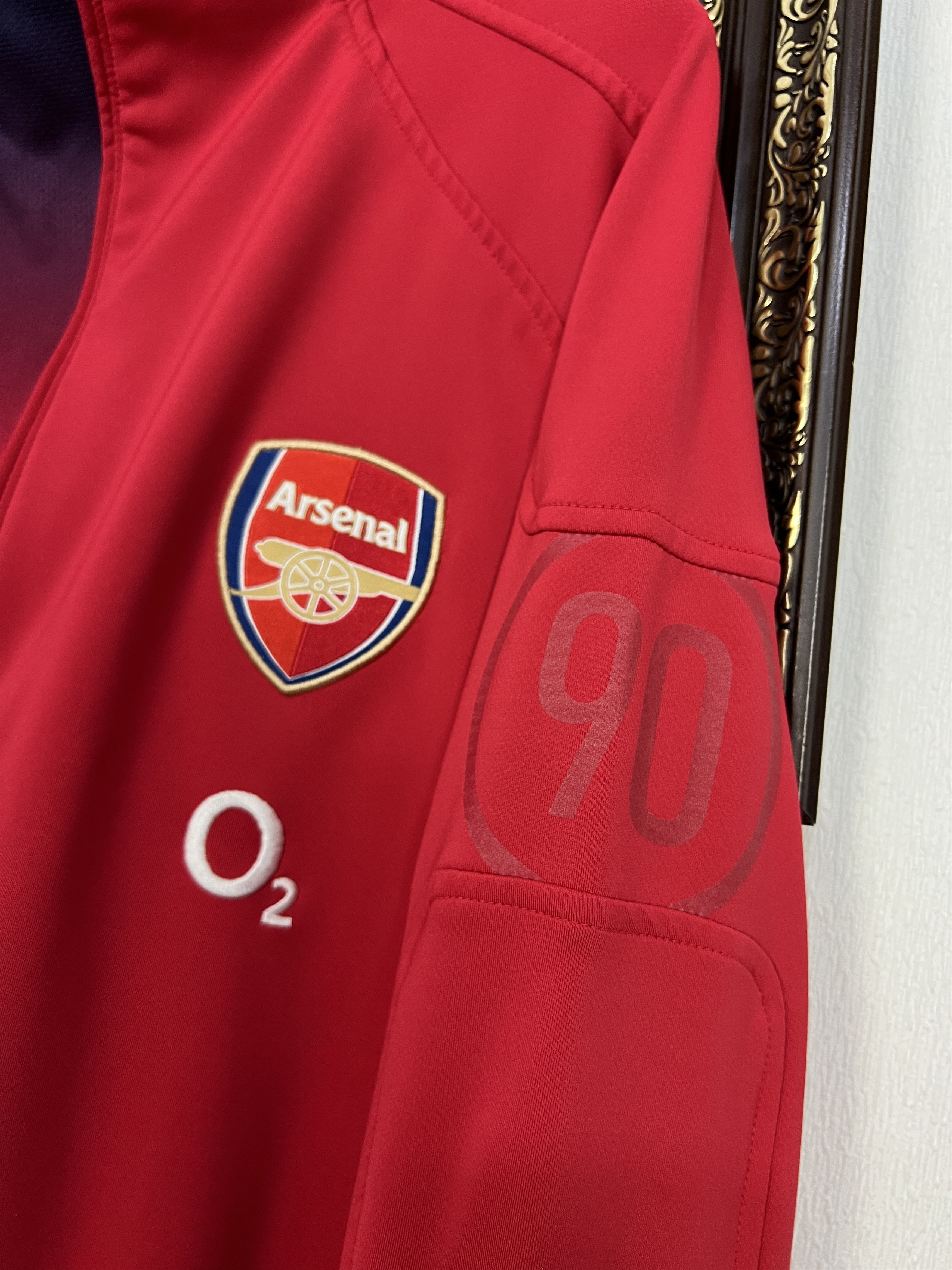 Nike Vintage Nike o2 Arsenal Football Train Sweatshirt Soccer Size US XL / EU 56 / 4 - 4 Thumbnail