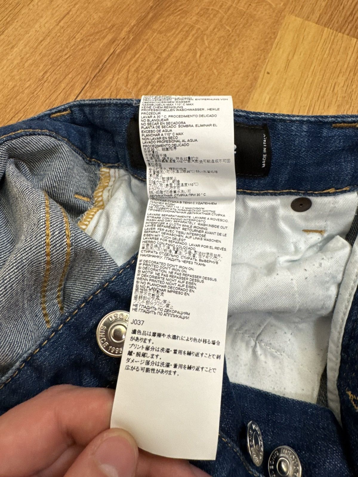 Dsquared2 Dsquared2 Jeans Men Slim Blue 46 Denim Luxury Size US 28 / EU 44 - 17 Thumbnail