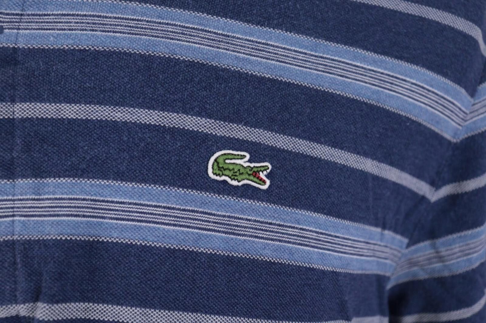 Lacoste Men Lacoste Regular Fit Blue Cotton Polo Shirt Size 6 Size US M / EU 48-50 / 2 - 3 Thumbnail
