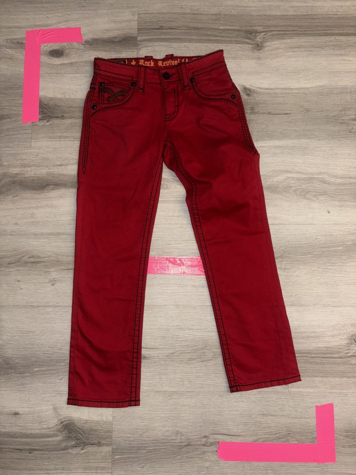 Rock Revival Rock Revival Red Jeans Size US 28 / EU 44 - 8 Thumbnail