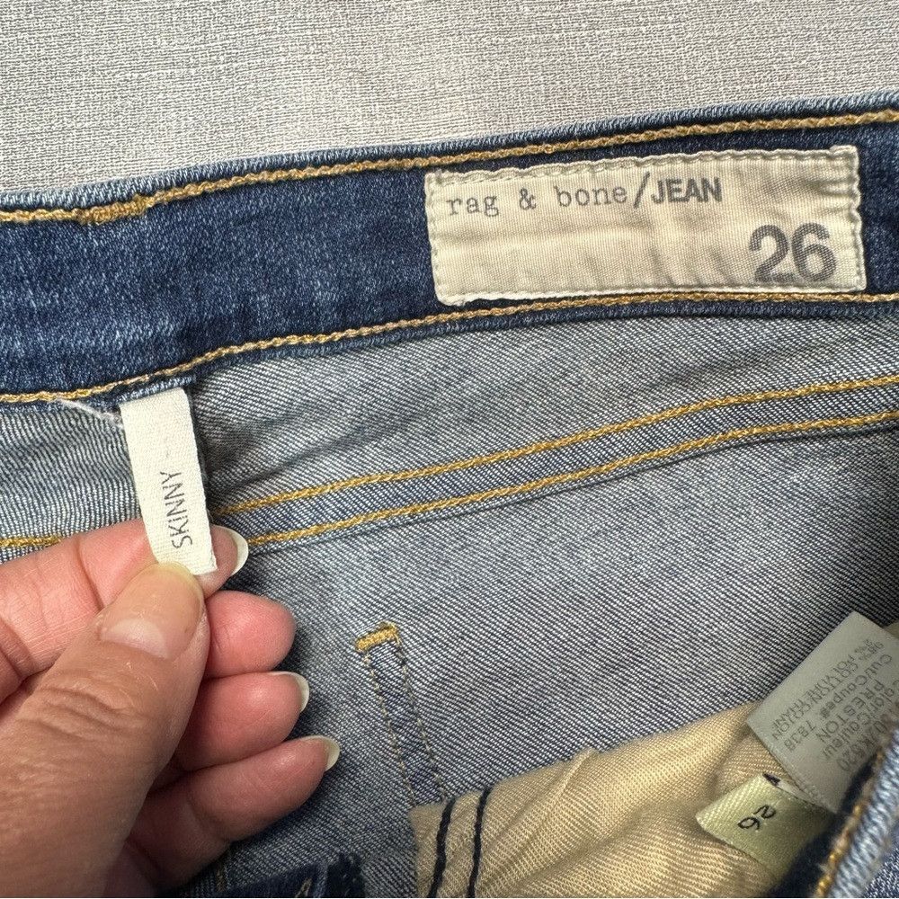 Rag & Bone rag & bone The Skinny Jeans in Preston Size 26 Size 26" / US 2 / IT 38 - 5 Thumbnail