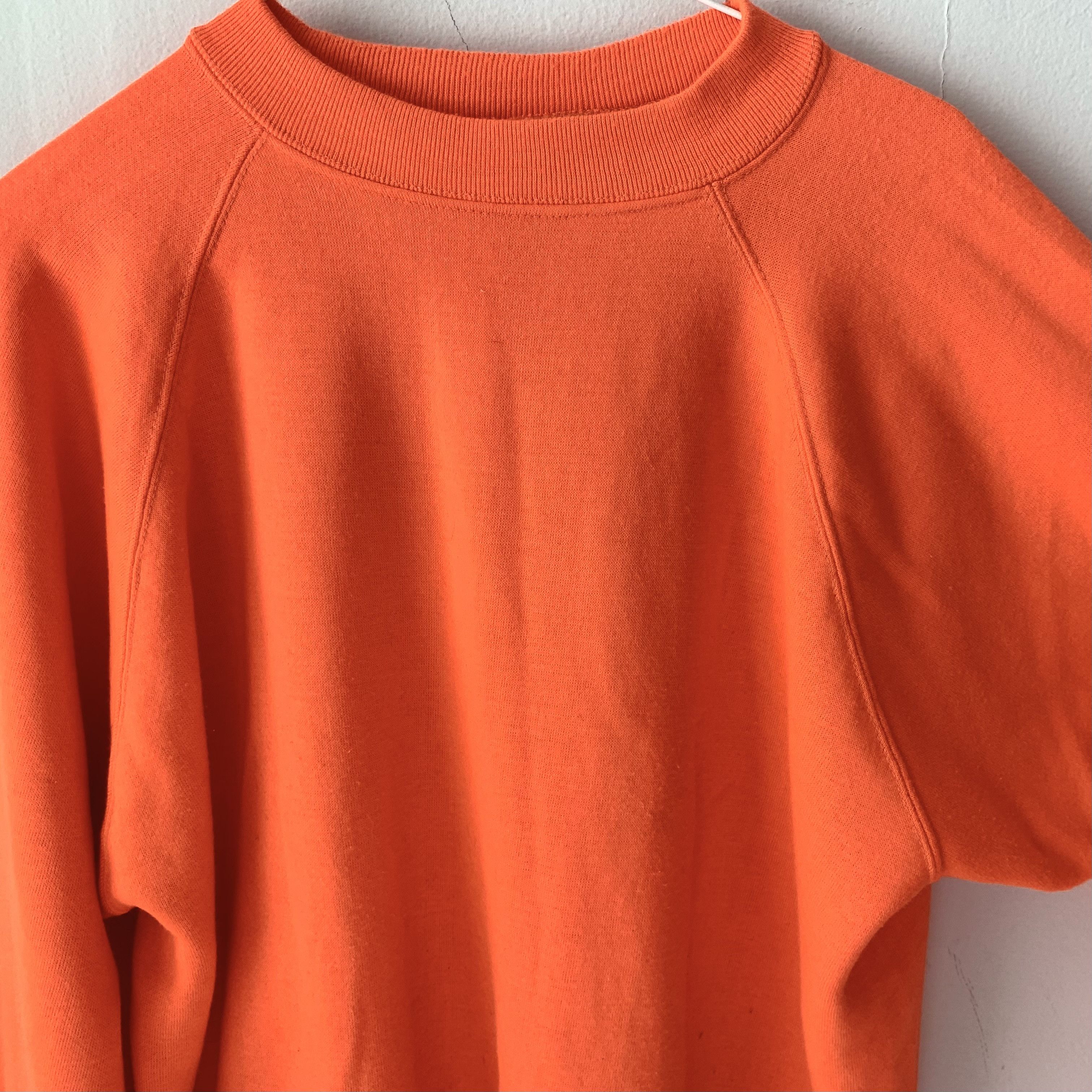Other vintage 70s (60s?) lightweight hunter orange sweatshirt Size US L / EU 52-54 / 3 - 4 Thumbnail