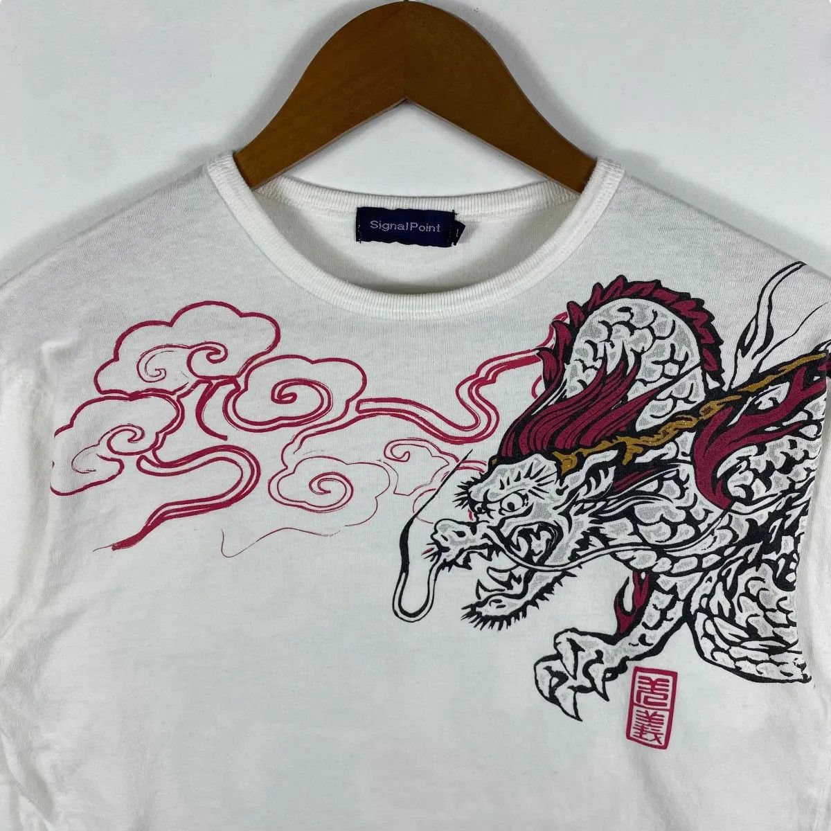 Japanese Brand Vintage JAPANESE TRADITIONAL Dragon Mystical Creature LS Tee Size US M / EU 48-50 / 2 - 2 Thumbnail