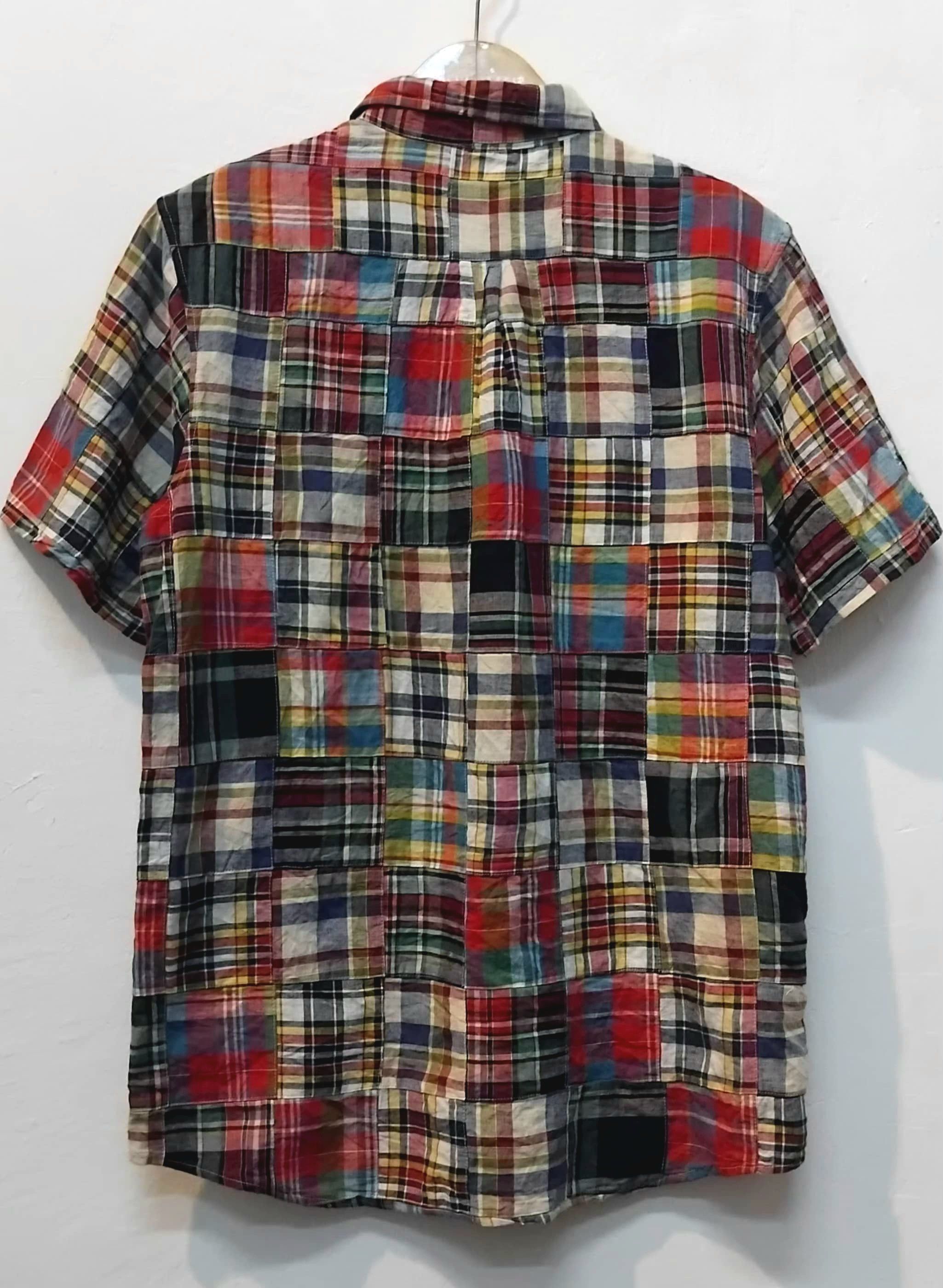 Japanese Brand Thruxton Patchwork shirt Size US L / EU 52-54 / 3 - 4 Thumbnail