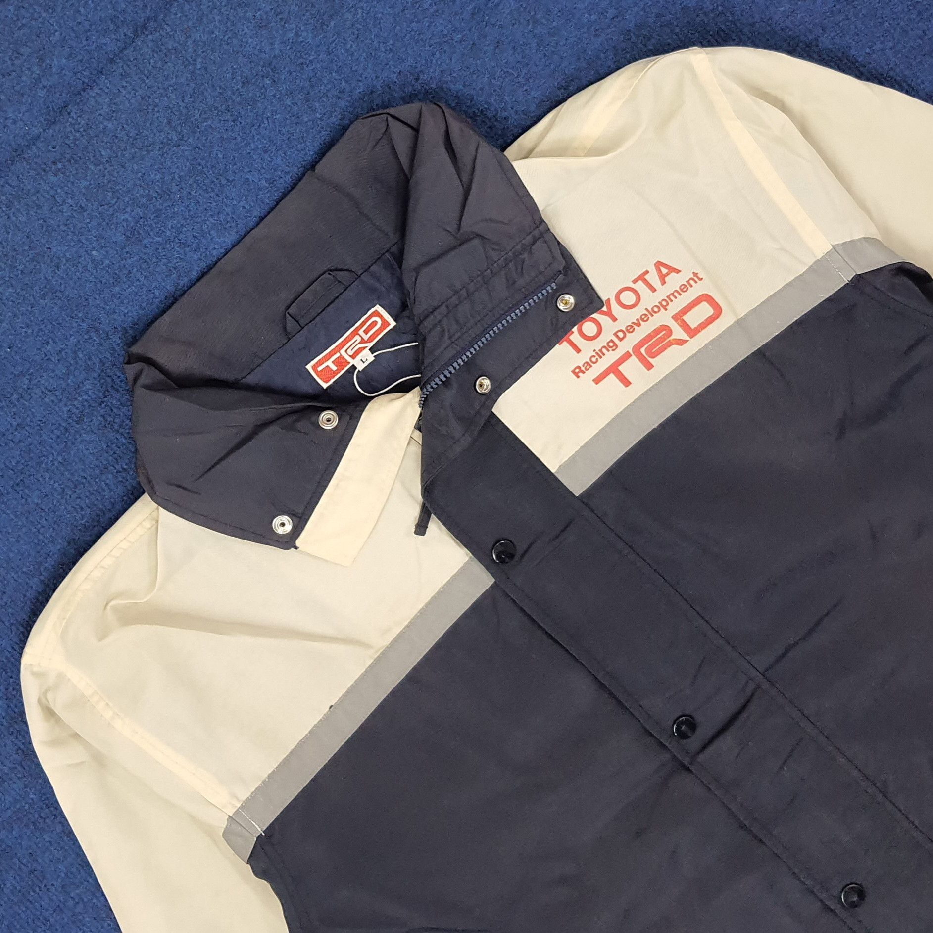 Japanese Brand Vintage TRD Toyota Racing Motorsports Jacket C243N14 Size US XL / EU 56 / 4 - 4 Thumbnail