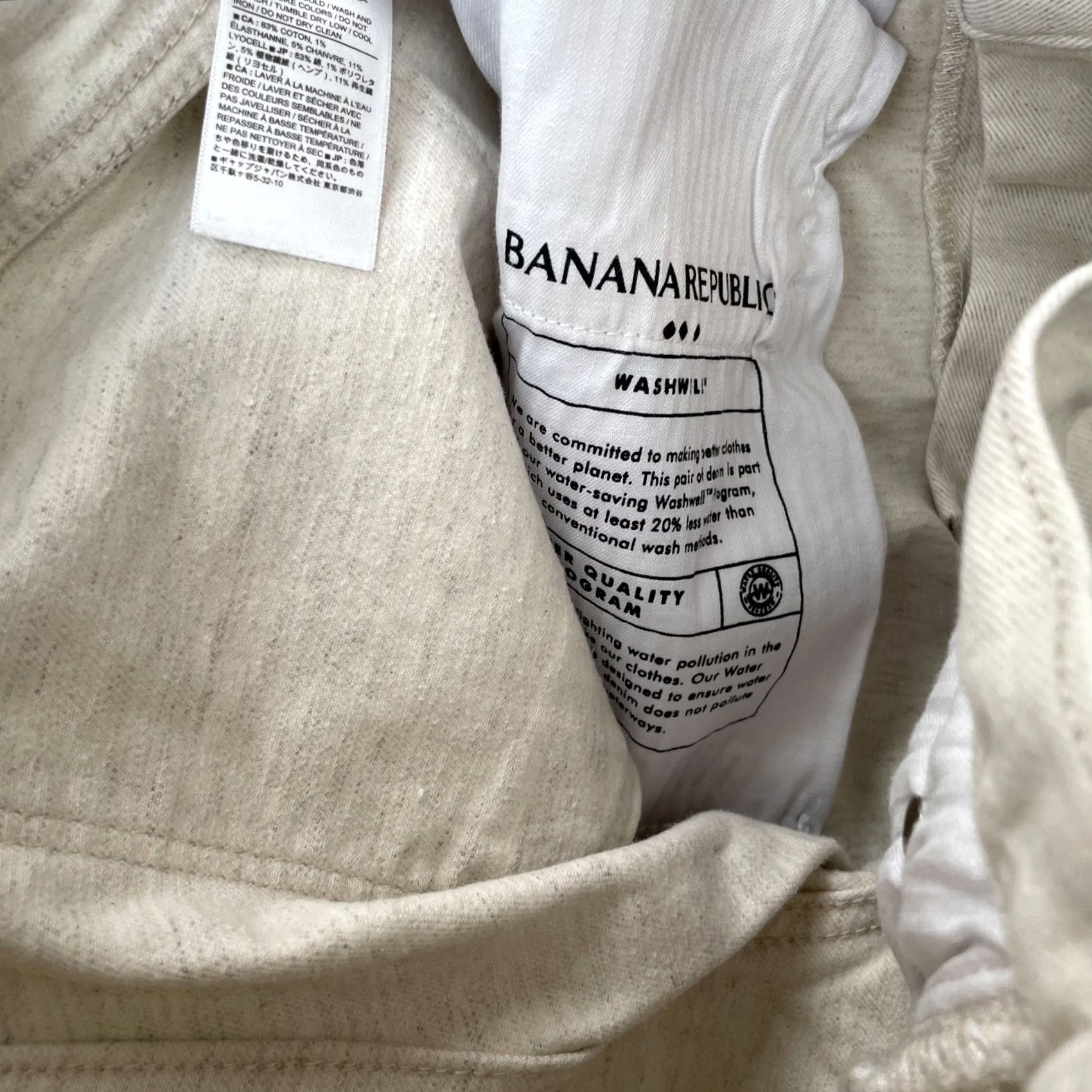 Banana Republic Banana Republic Mens Jeans White 32x32 Skinny Leg Stretch Slim Fit Denim Travel Size US 32 / EU 48 - 6 Thumbnail