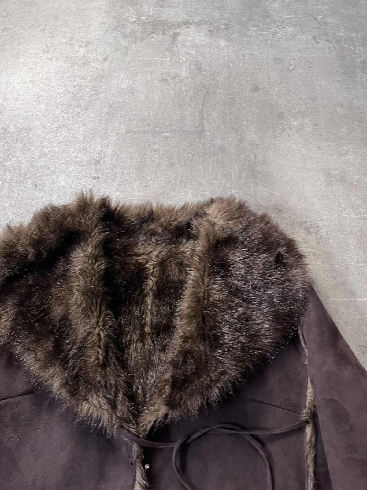 Balmain Balmain faux fur brown jacket women 00s Size L / US 10 / IT 46 - 6 Thumbnail