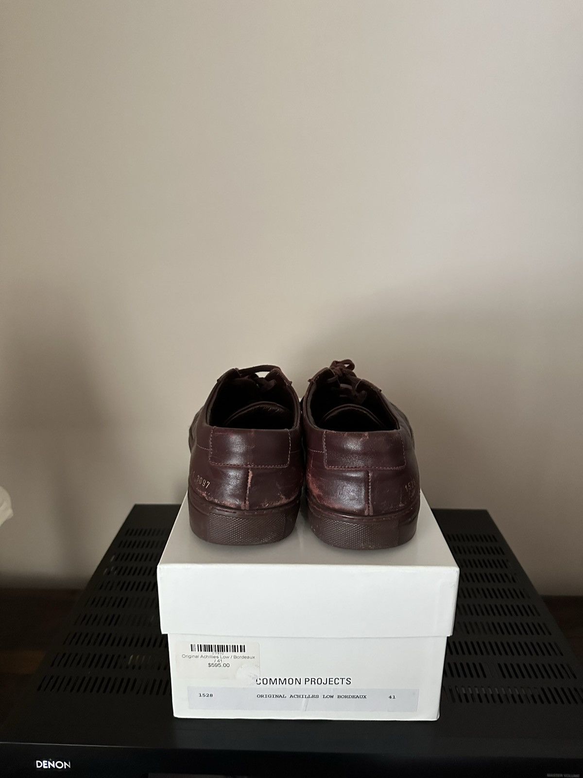 Common Projects Common Projects Achilles Low Burgundy Size US 8 / EU 41 - 2 Thumbnail