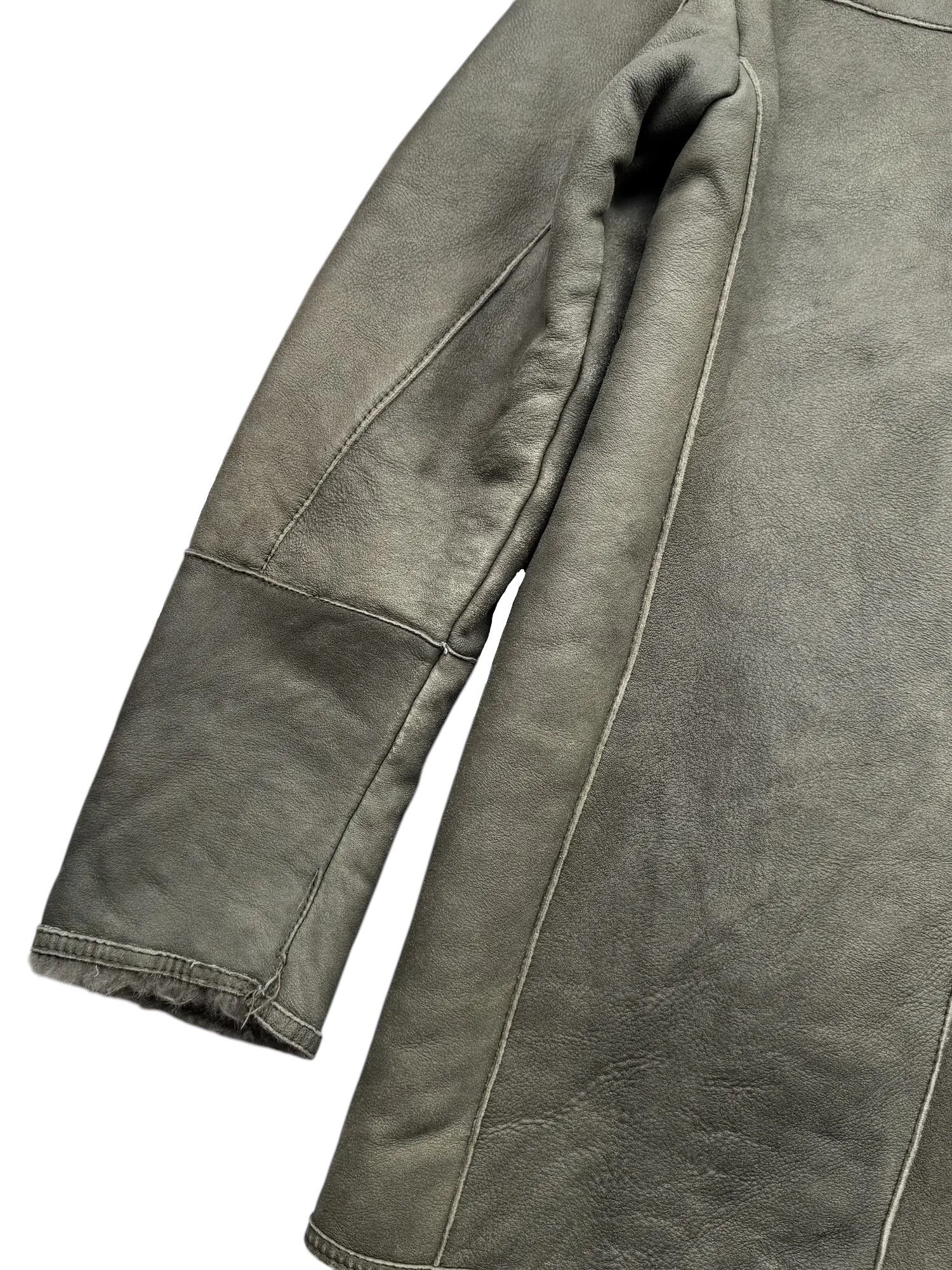 Vintage Y2K Real Sheepskin Coat(V291) Size M / US 6-8 / IT 42-44 - 8 Thumbnail