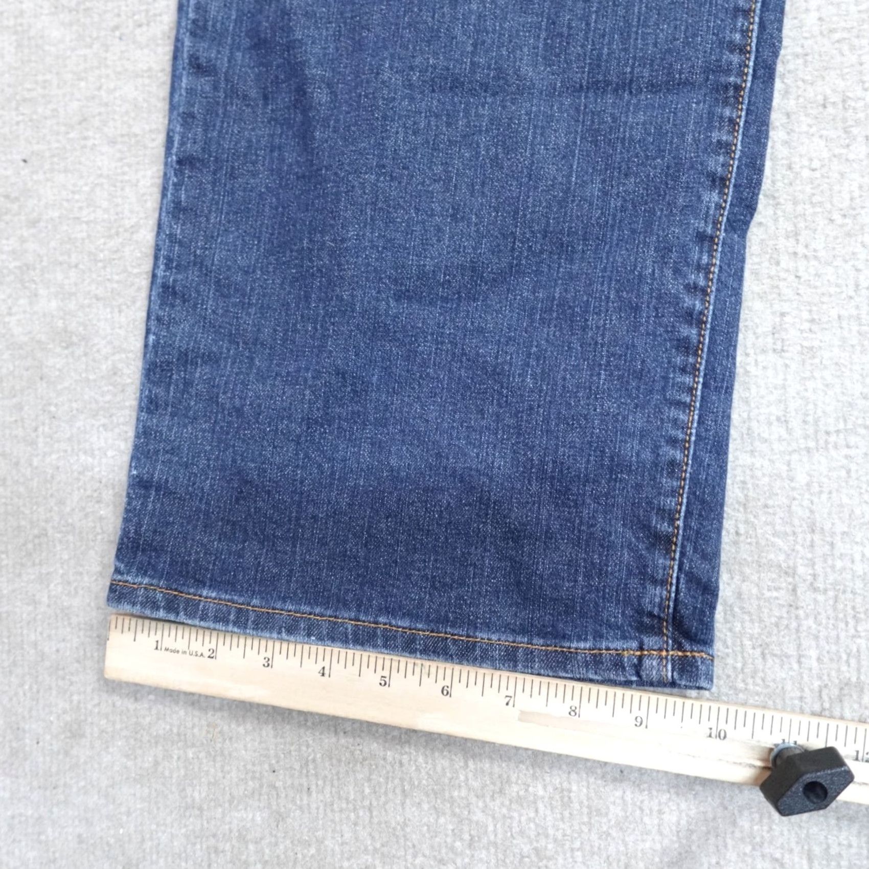 Lucky Brand Lucky Brand Jeans 34 x 30 Blue Classic Fit Zip Fly Cotton Blend Denim Straight Mens Size US 34 / EU 50 - 4 Thumbnail