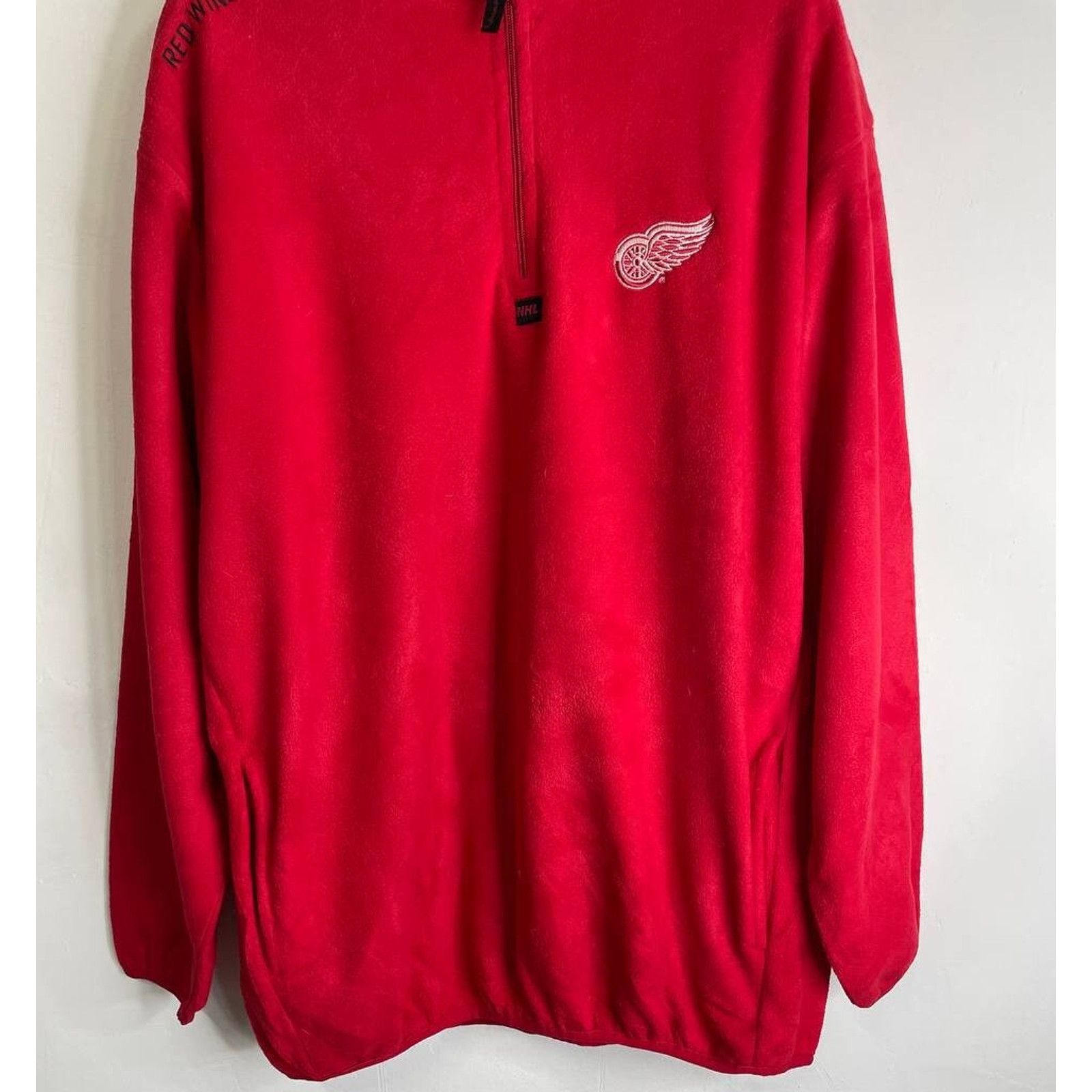 Majestic Vintage Majestic NHL Detroit Wings Fleece Pullover Size XL Size US XL / EU 56 / 4 - 3 Thumbnail