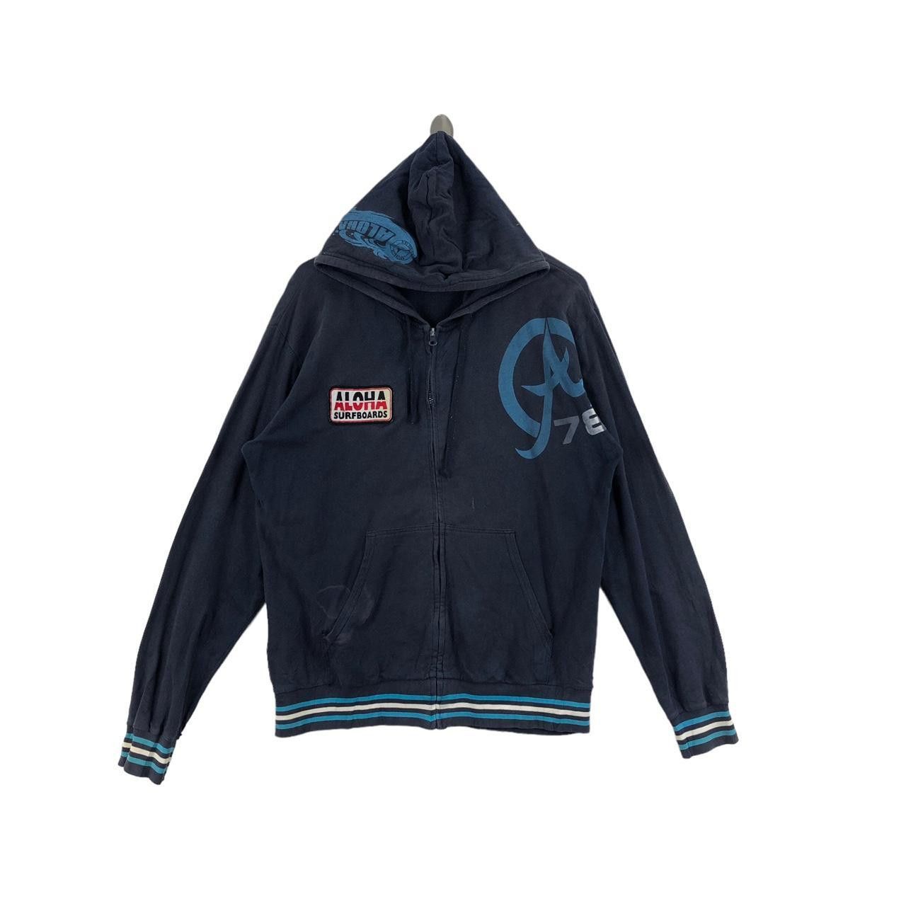 Other ALOHA SURFBOARD Surf Brand Logo Print Navy Hoodie Size US L / EU 52-54 / 3 - 1 Thumbnail