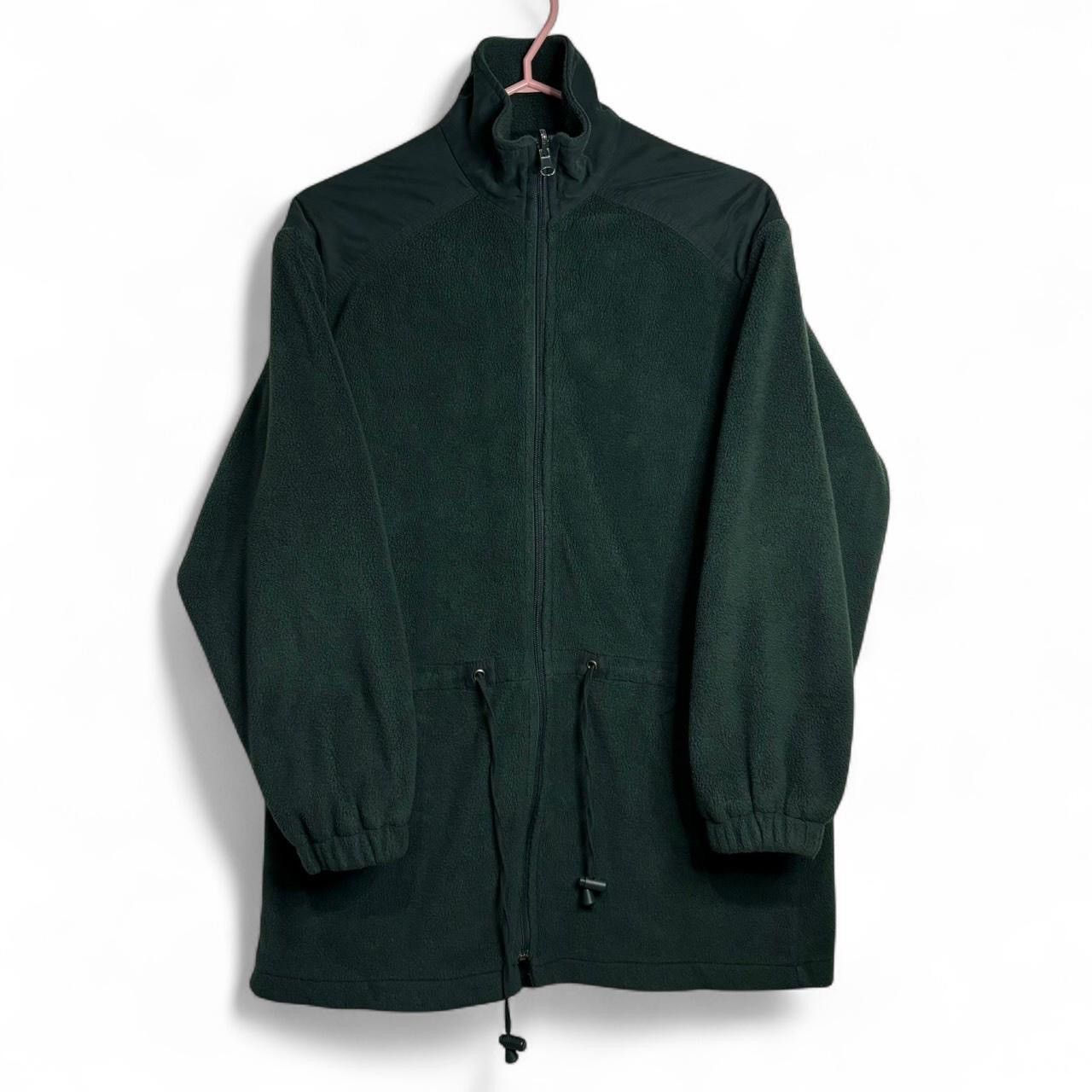 Vintage Vintage 90s Forest Green Fleece Zip-Up Jacket Size US L / EU 52-54 / 3 - 1 Thumbnail