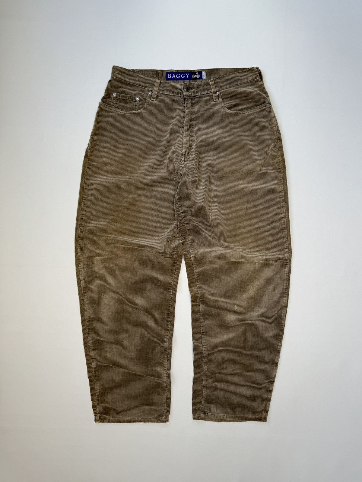 Levi's Vintage 90s Silvertab Baggy Brown Corduroy Size US 34 / EU 50 - 1 Thumbnail