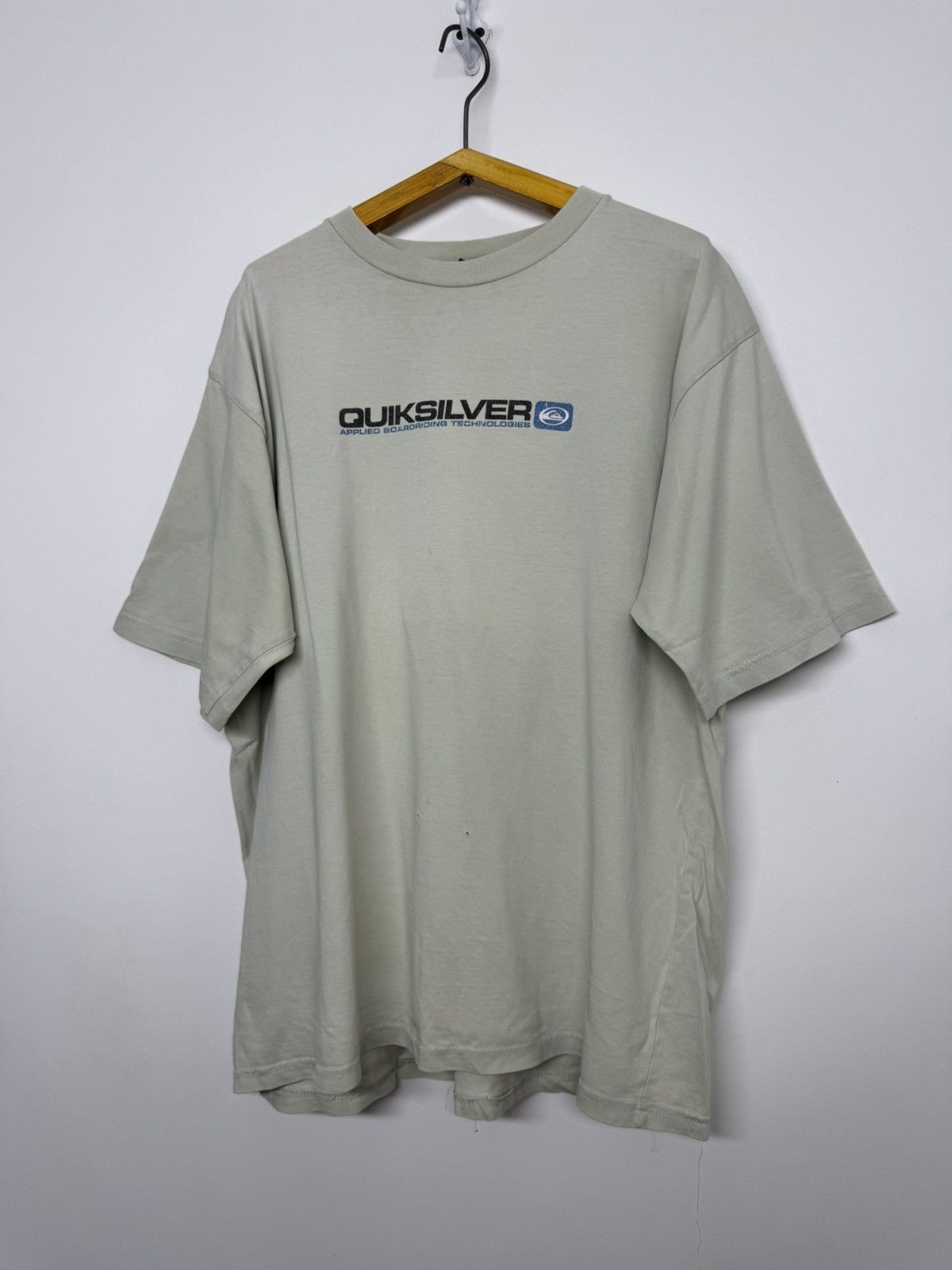 Quiksilver Vintage 90s Surf Quicksilver Big Logo Tee Size US S / EU 44-46 / 1 - 5 Thumbnail