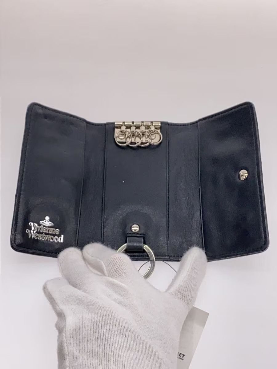 Vivienne Westwood Contrast Stitch Orb Keyring Case Size ONE SIZE - 3 Thumbnail
