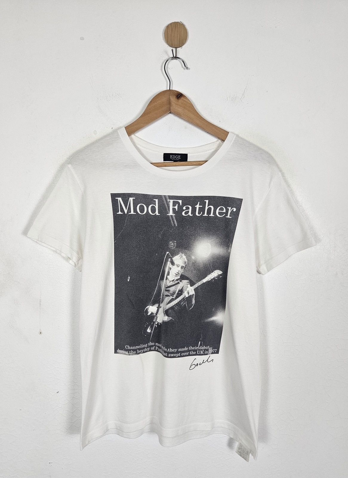 Japanese Brand Edge Rupert Modfather Paul Weller godlis photo tee shirt Size US M / EU 48-50 / 2 - 1 Thumbnail