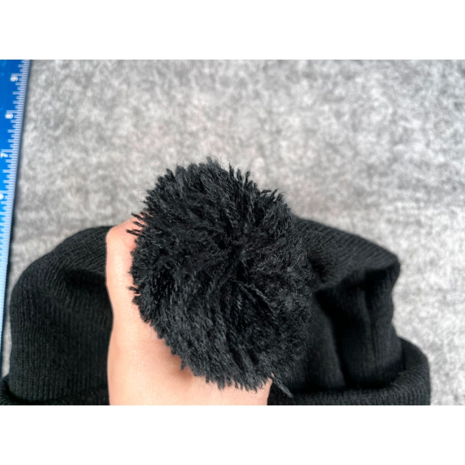 NHL NHL Center Ice Beanie Toque Adult One Size Black Knit 100% Acrylic Pom Cable Hat Mens Beanie Black Size ONE SIZE - 4 Thumbnail