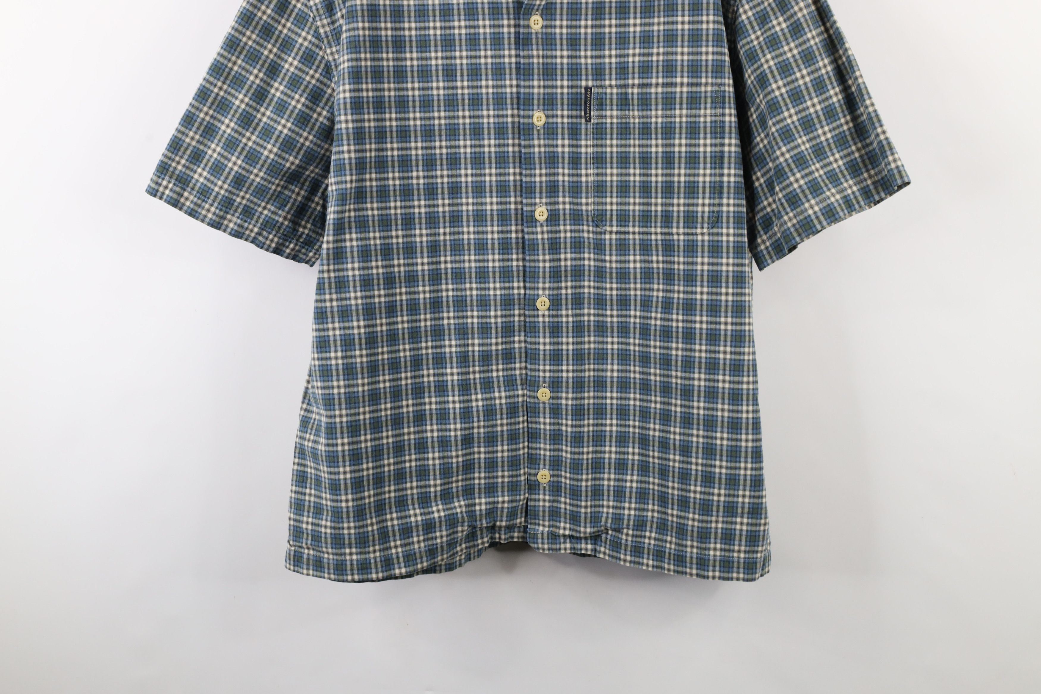 Abercrombie & Fitch × Vintage Vintage 90s Abercrombie & Fitch Baggy Fit Button Shirt Plaid Size US L / EU 52-54 / 3 - 3 Thumbnail