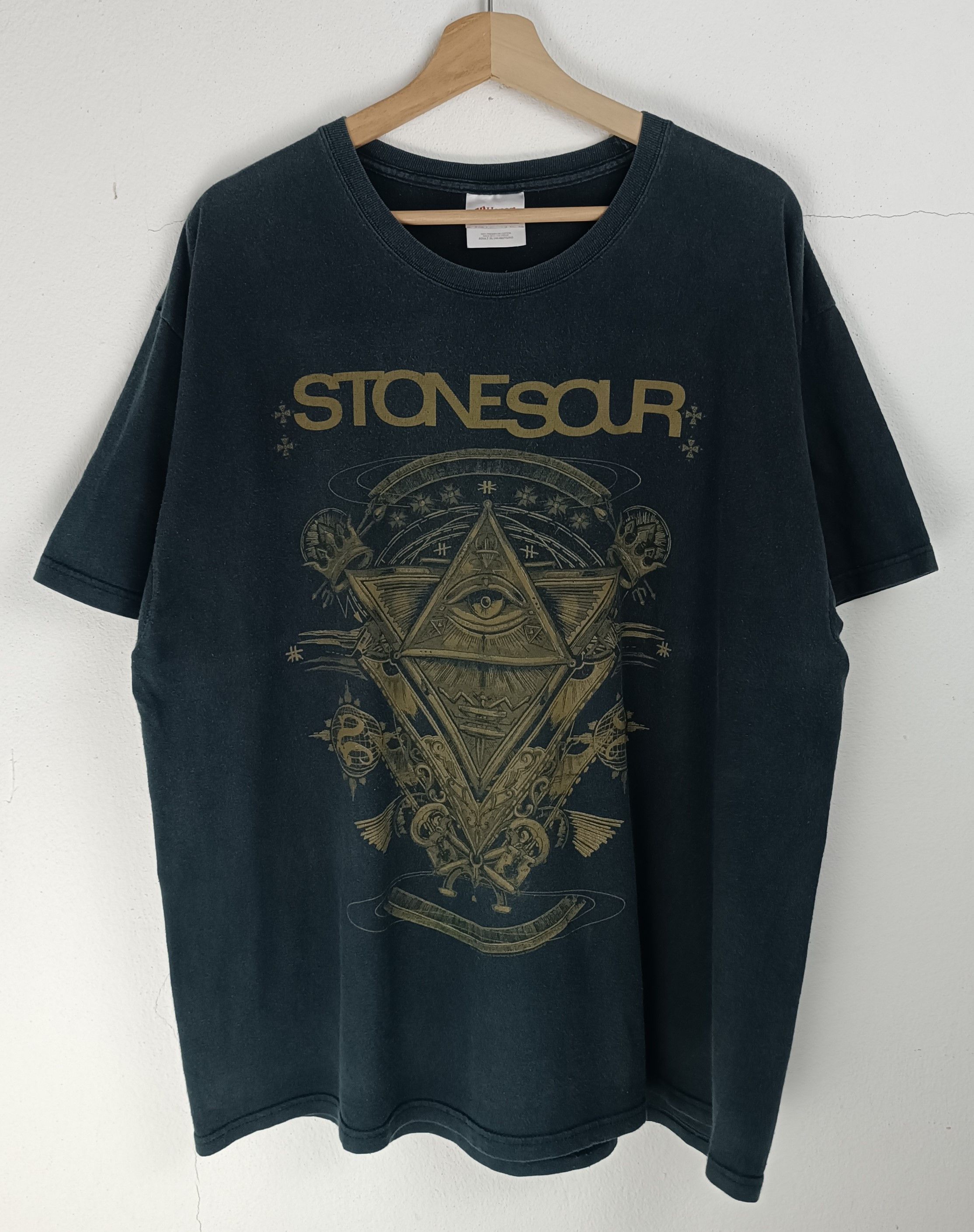 Band Tees VINTAGE 2000s STONE SOUR TEE slipknot disturbed flyleaf Size US XL / EU 56 / 4 - 3 Thumbnail