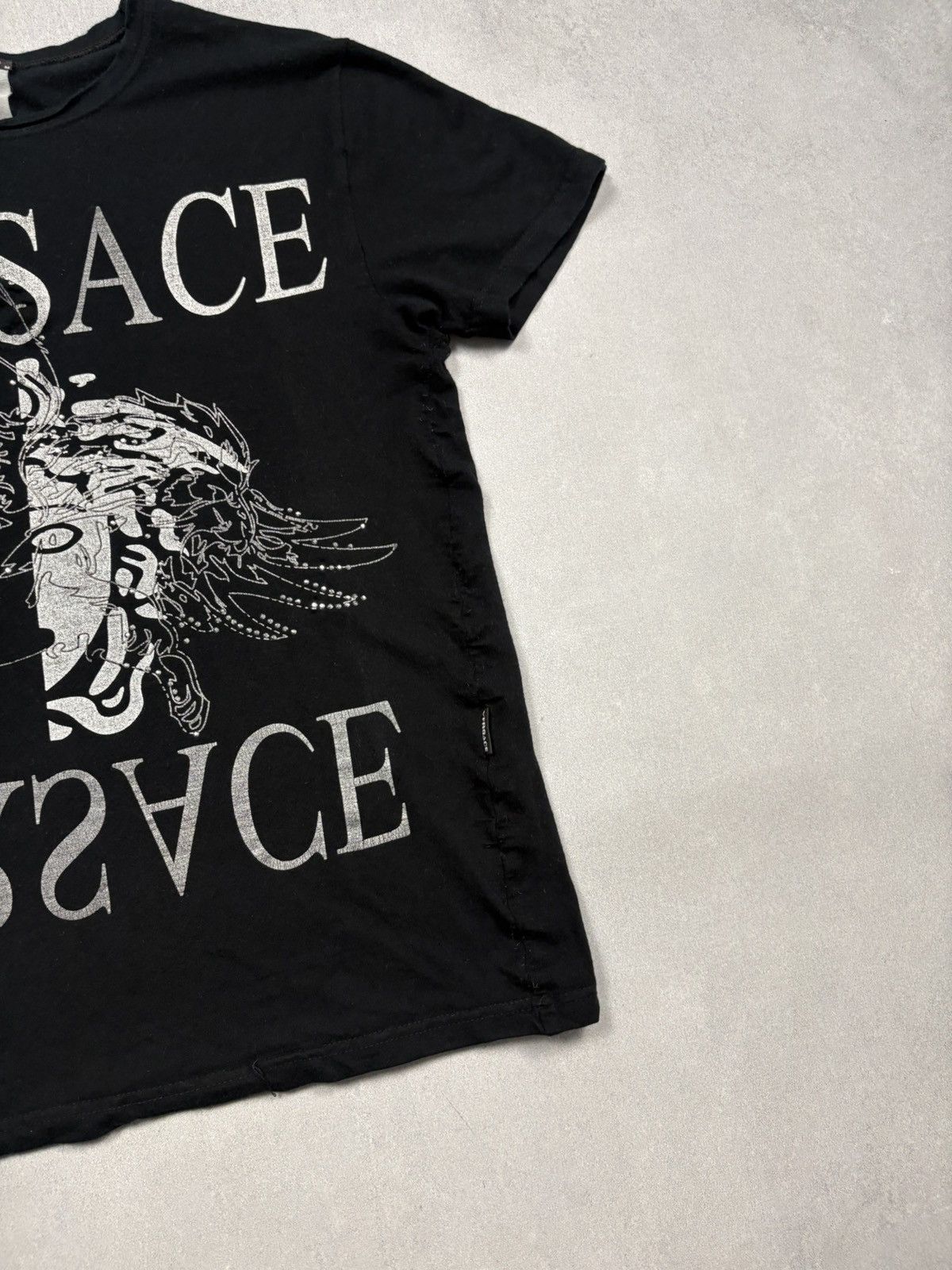 Versace Versace Classic Archive 90s Crystal Graphic T Shirt Vintage Size M / US 6-8 / IT 42-44 - 4 Thumbnail