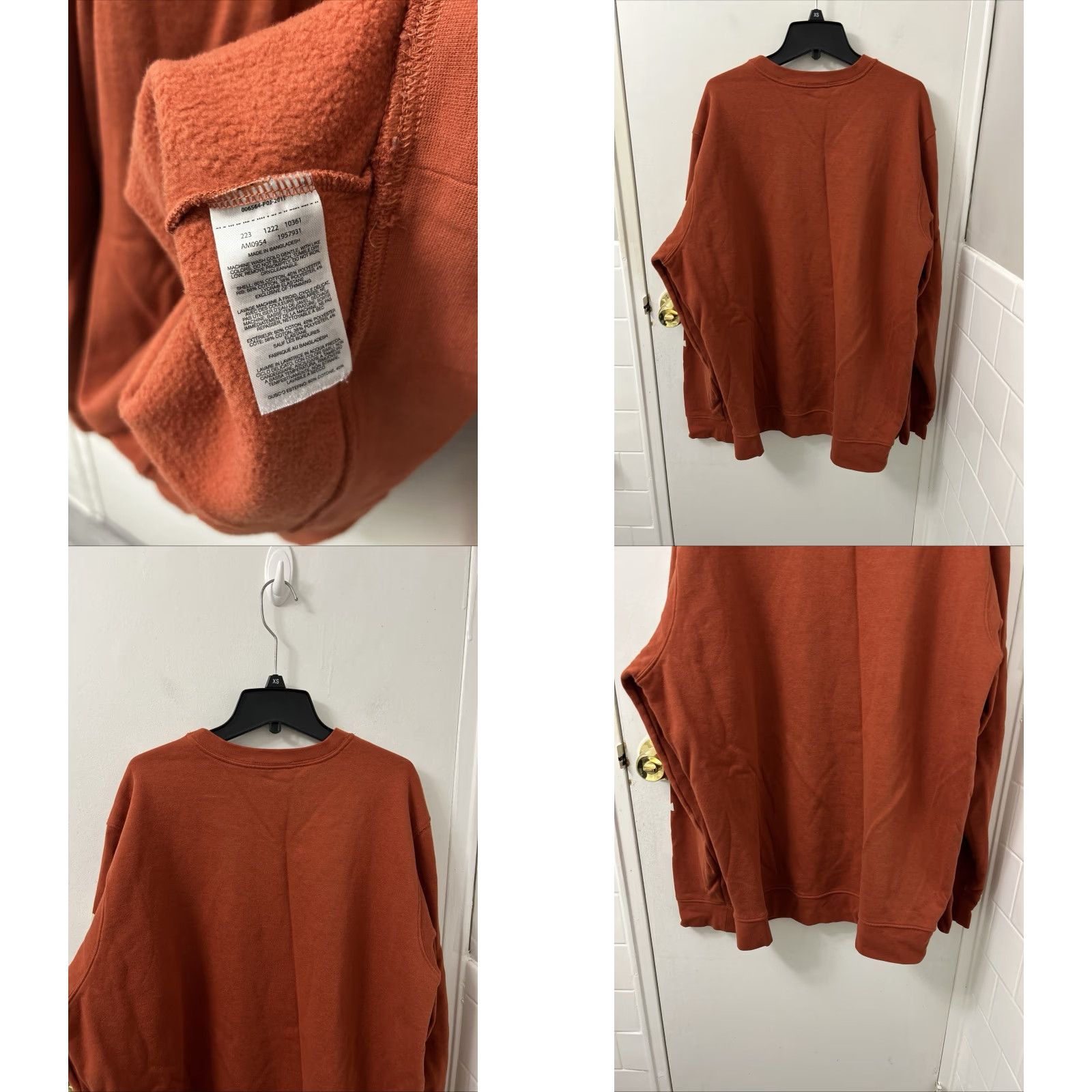 Logo 7 Columbia Sweatshirt Pullover Mens XL Orange Logo Graphic Long Sleeve Crew Neck Pullover Regular Fit Size US XL / EU 56 / 4 - 8 Thumbnail