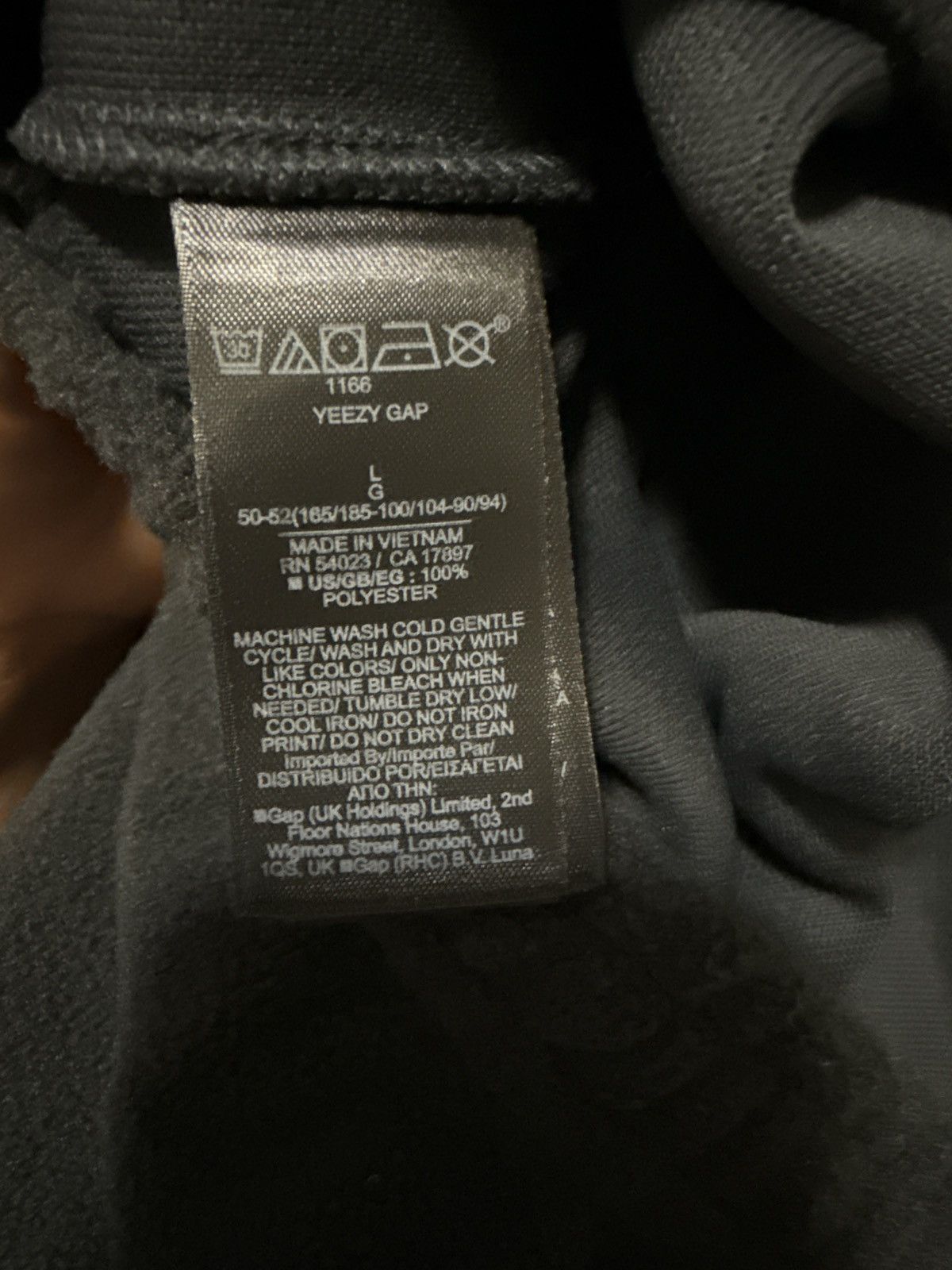 Yeezy Yeezy YZY Gap Engineered By Balenciaga Polar Fleece Black Size US 34 / EU 50 - 9 Thumbnail